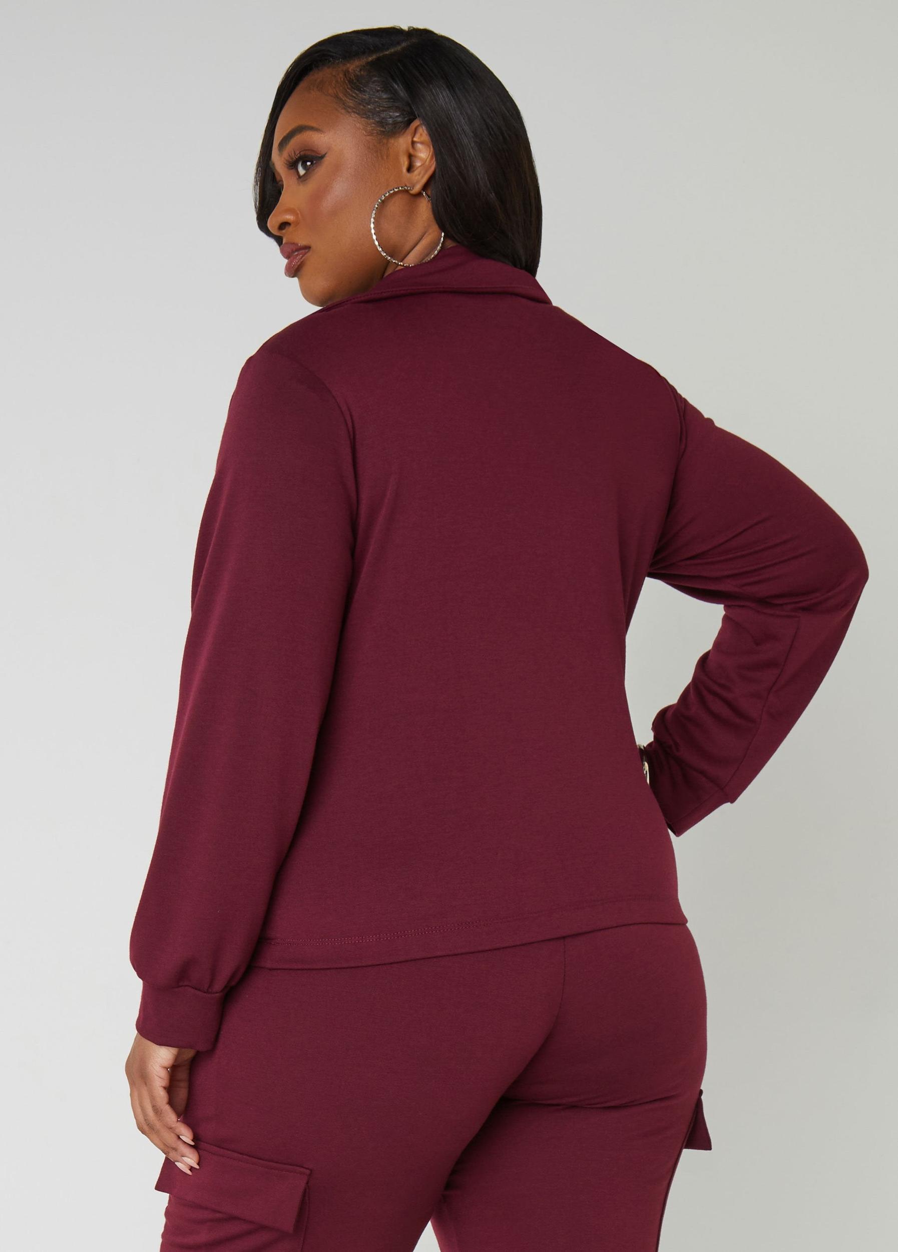 Plus Size Love Crystal Pullover Ashley Stewart Product Image