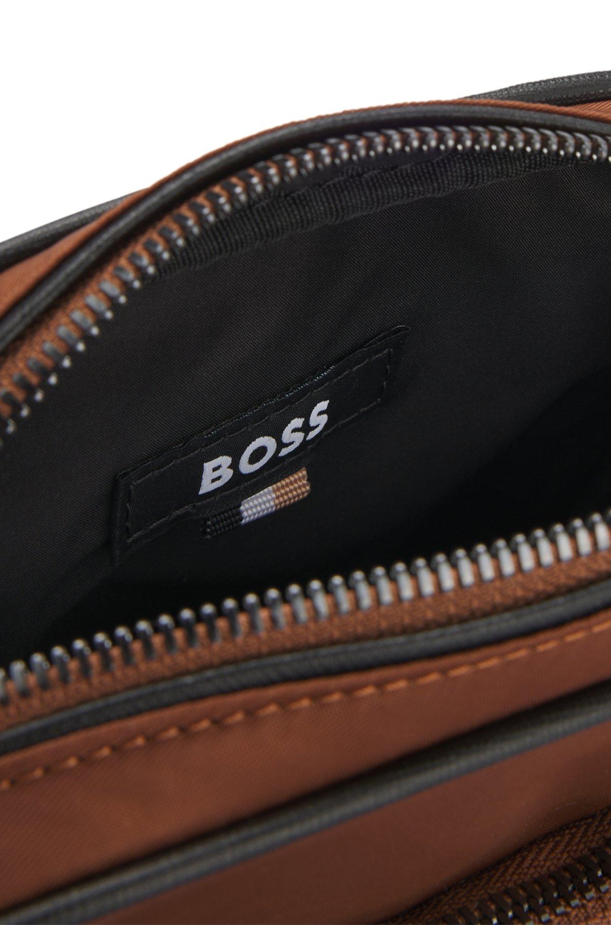 Twill reporter bag with Double B monogram Product Image