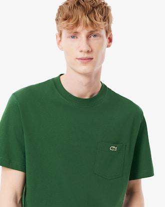 Cotton T-shirt with Breast Pocket Product Image