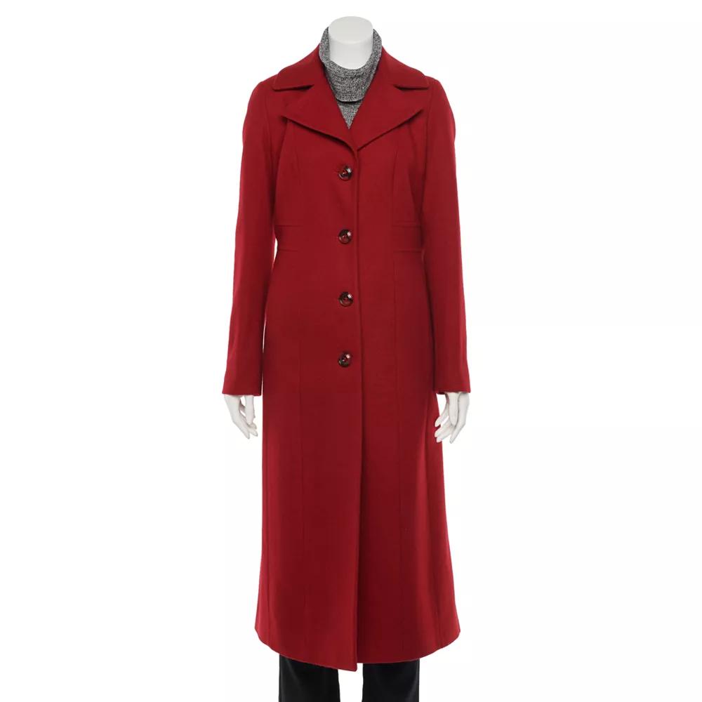 Women's TOWER by London Fog Long Wool-Blend Coat,  Product Image