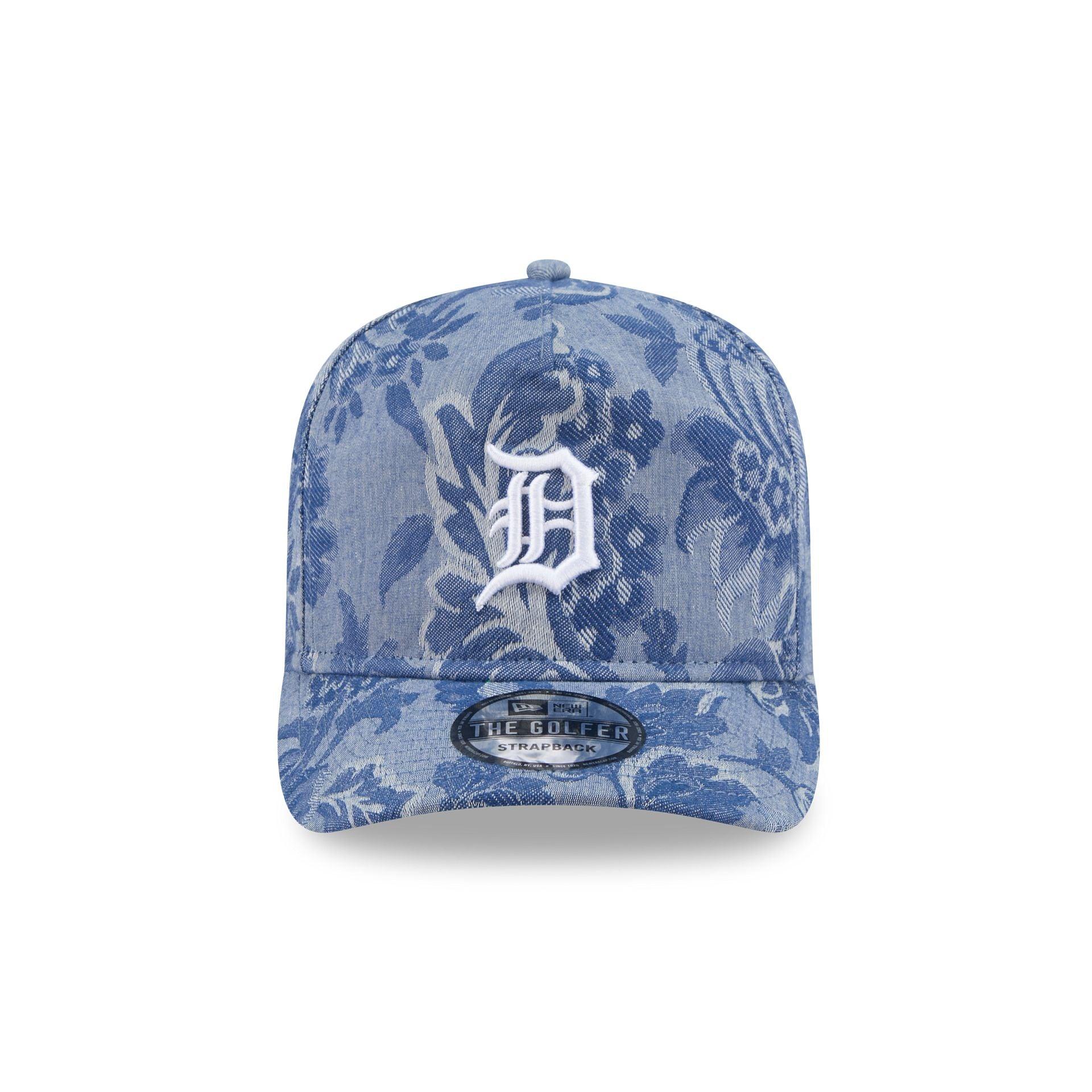Detroit Tigers Denim Jacquard Golfer Hat Male Product Image