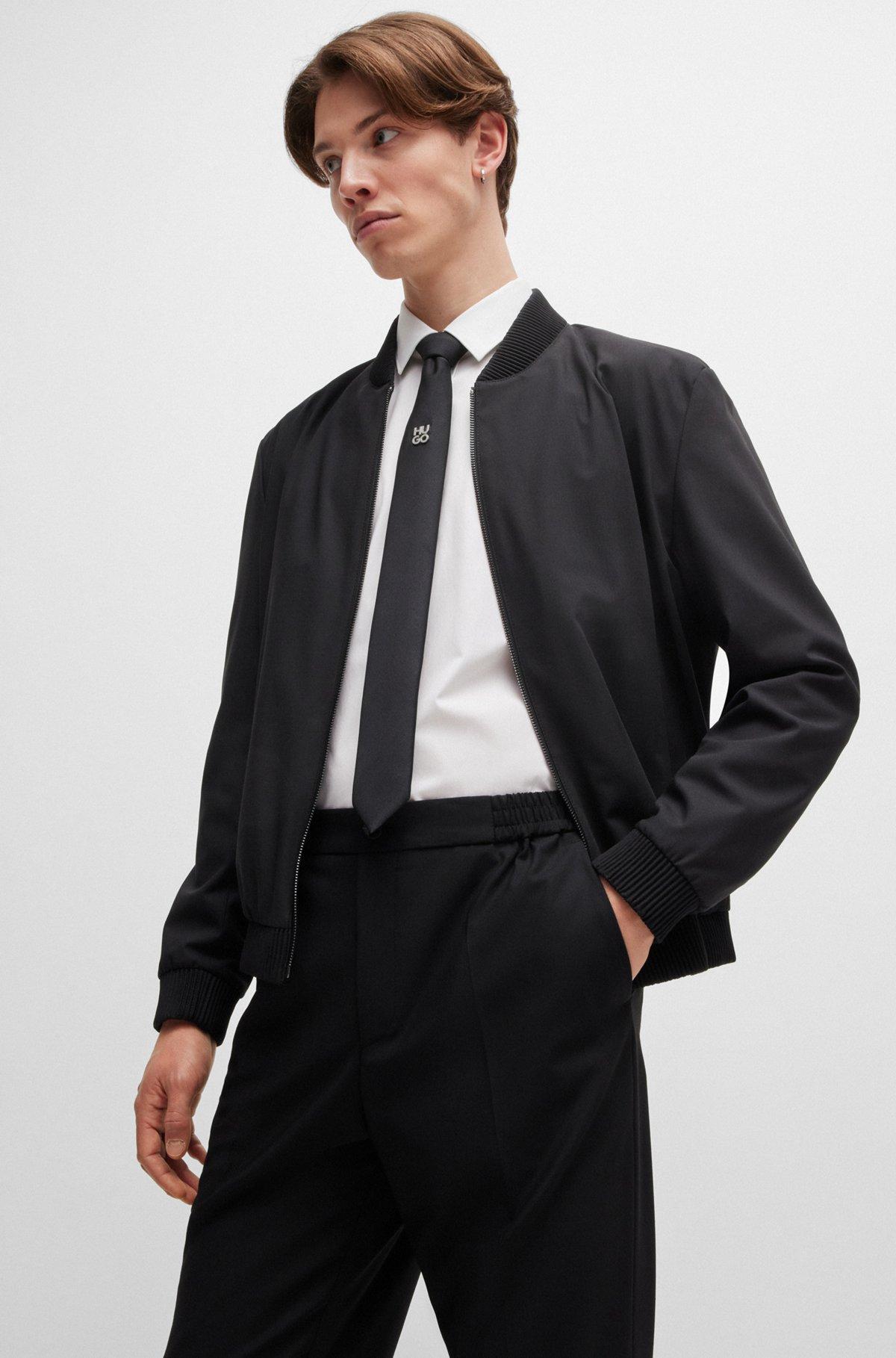 Slim-fit trousers in performance-stretch cloth Product Image