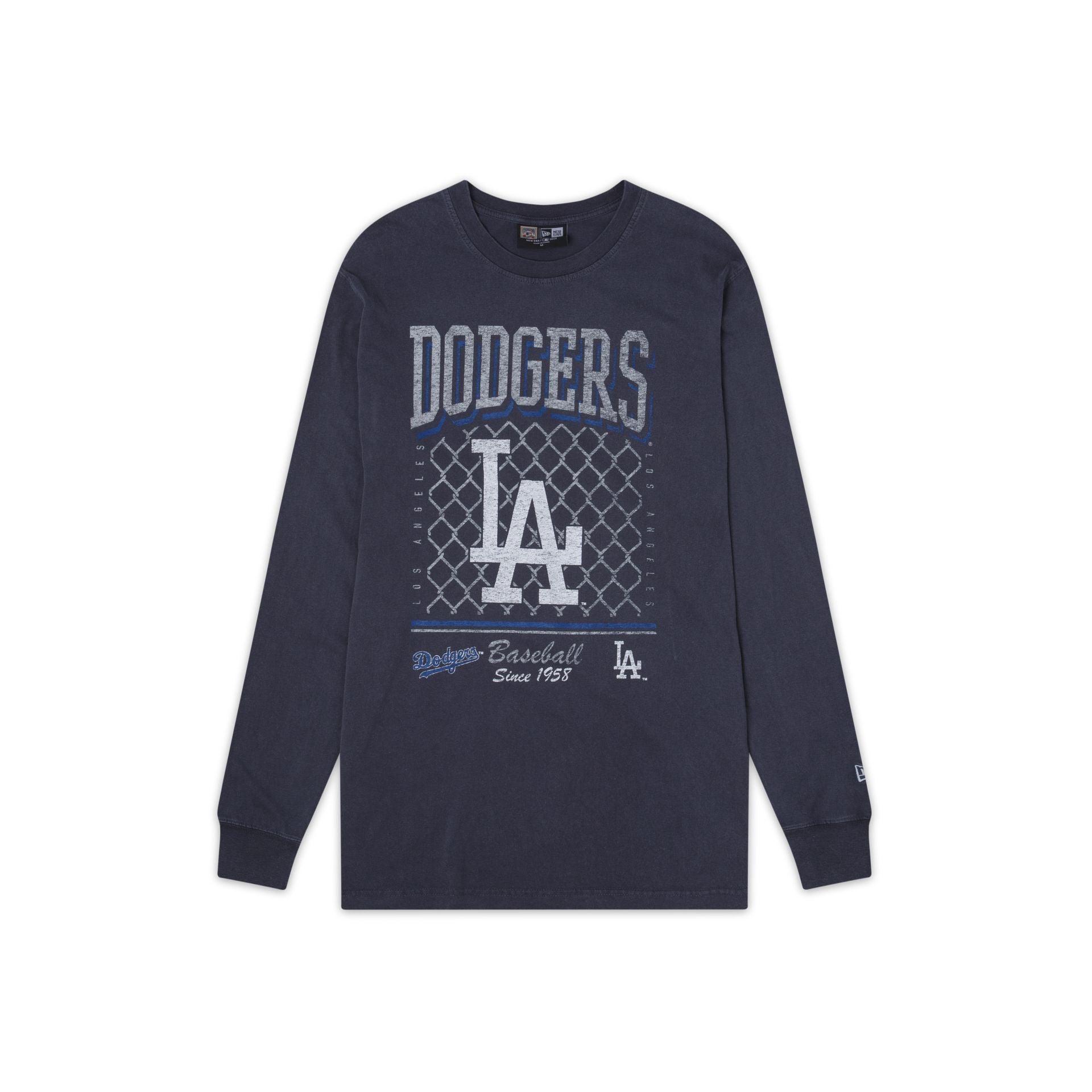 Los Angeles Dodgers Old School Sport Long Sleeve T-Shirt Male Product Image