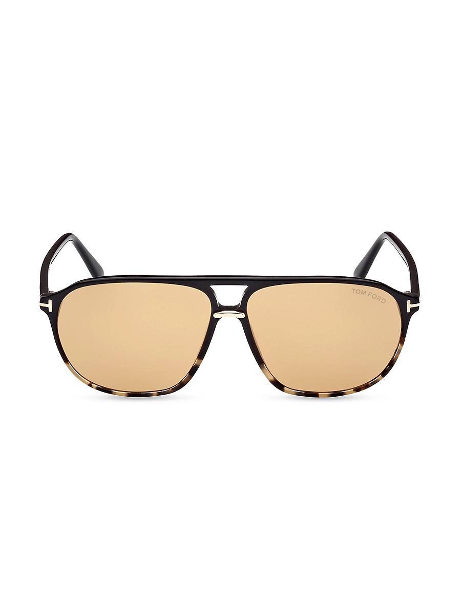 Mens 55MM Square Sunglasses Product Image