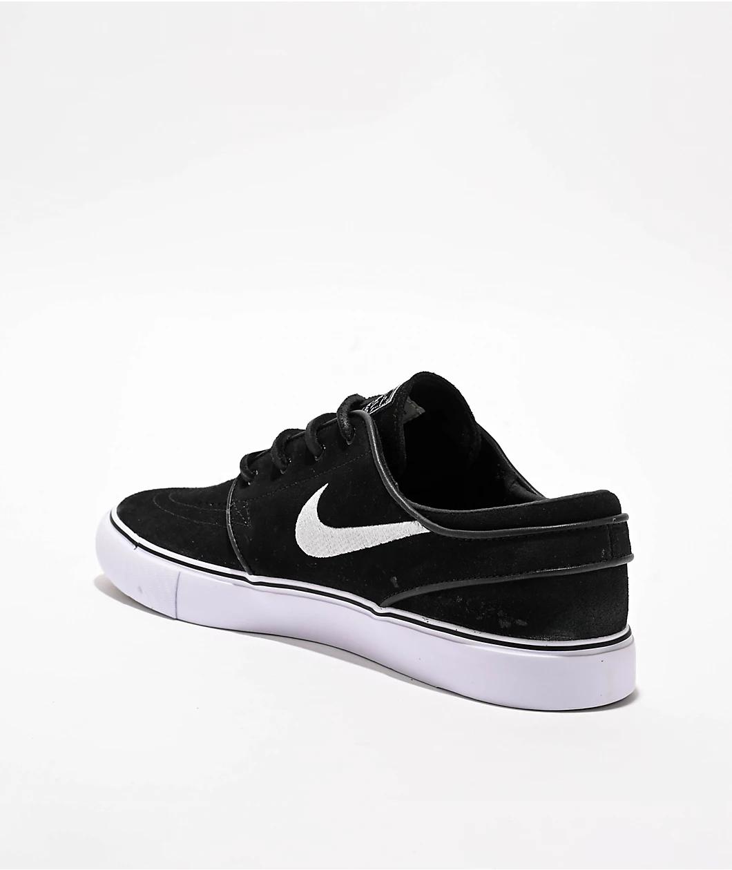 Nike SB Zoom Janoski OG+ Black & White Skate Shoes Product Image