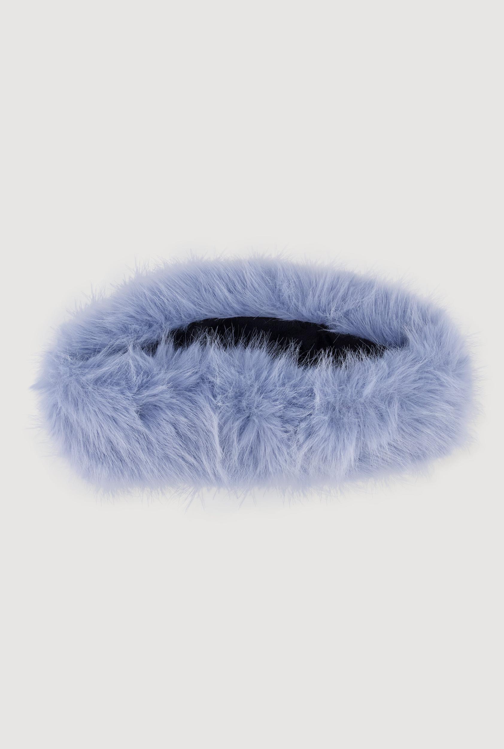 Solid Faux Fur Headband Female Product Image