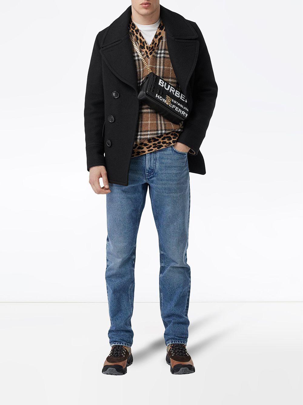 Wool Blend Pea Coat Product Image