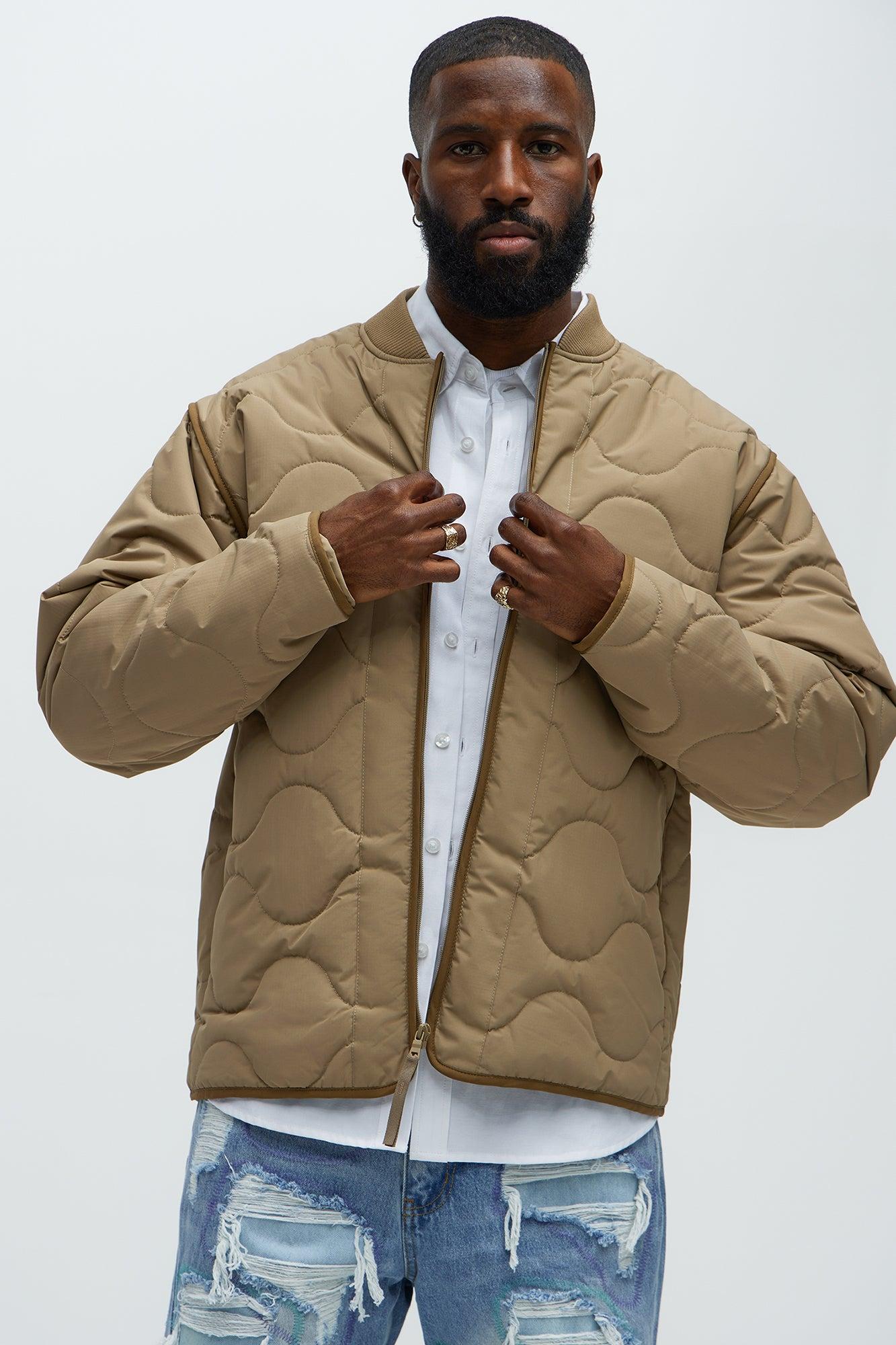 Hartford Ripstop  Quilted Jacket - Tan Product Image