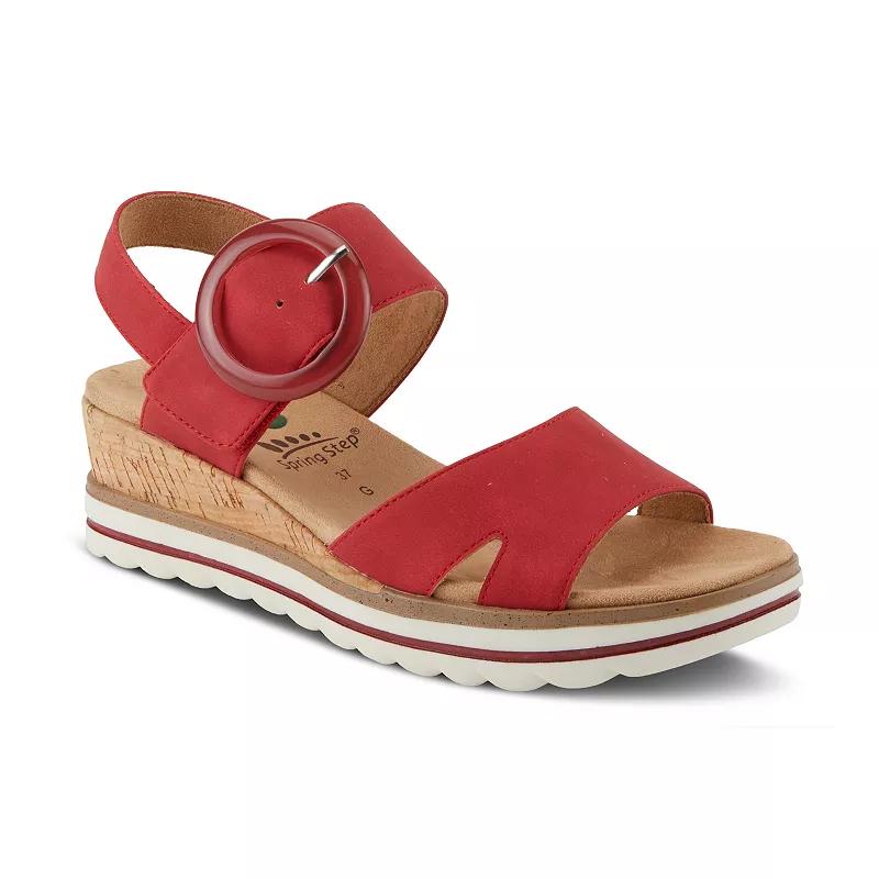 Spring Step Loriya Women's Sandals, Size: 40, Red Product Image