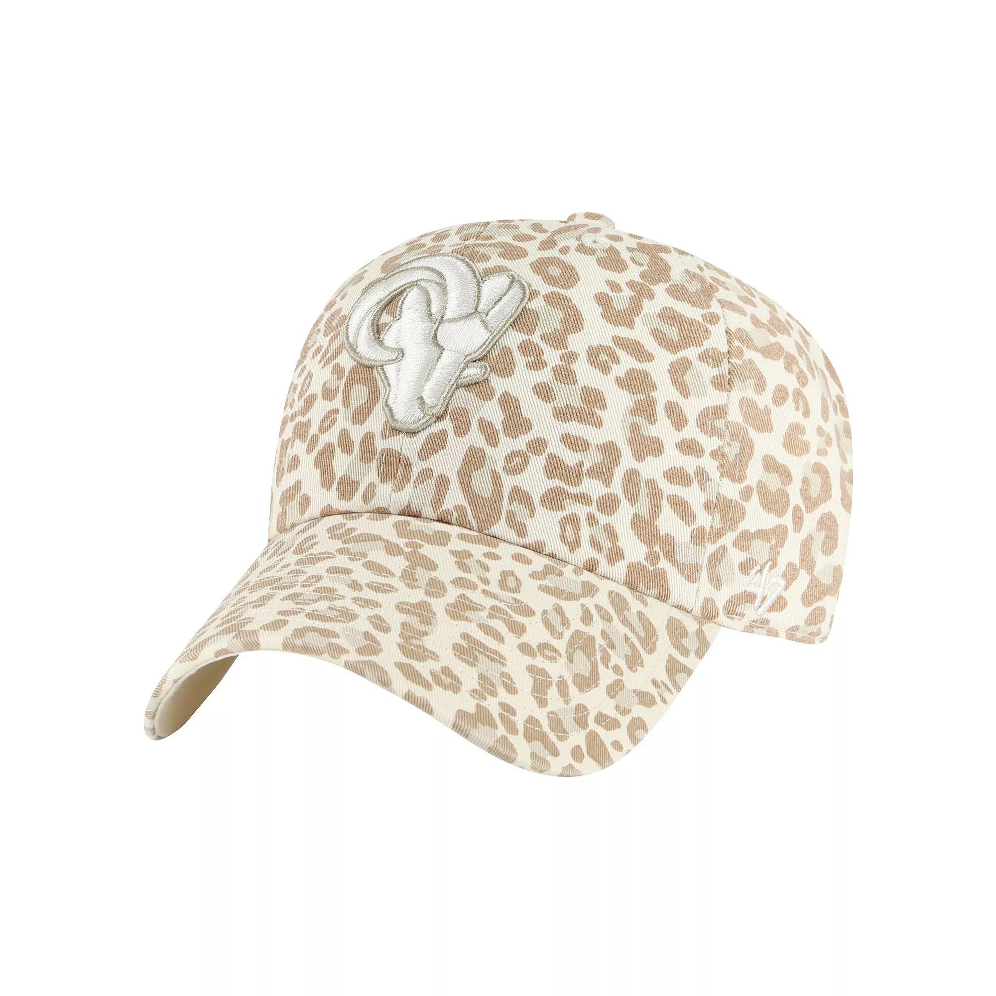Women's '47 Natural Los Angeles Rams Panthera Clean Up Adjustable Hat, Beige Product Image