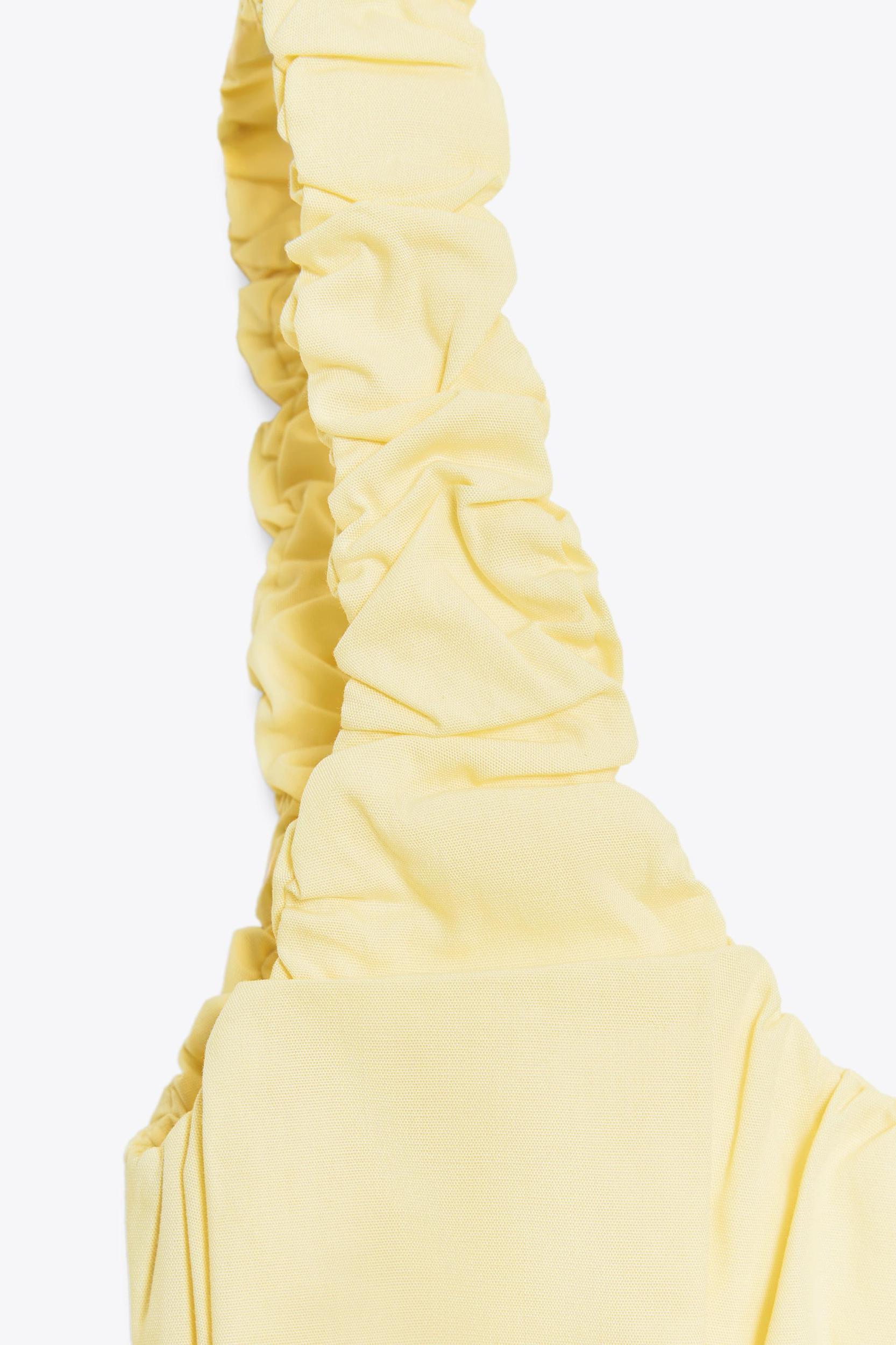 MIXED INTERLOCK POPLIN TOP Product Image