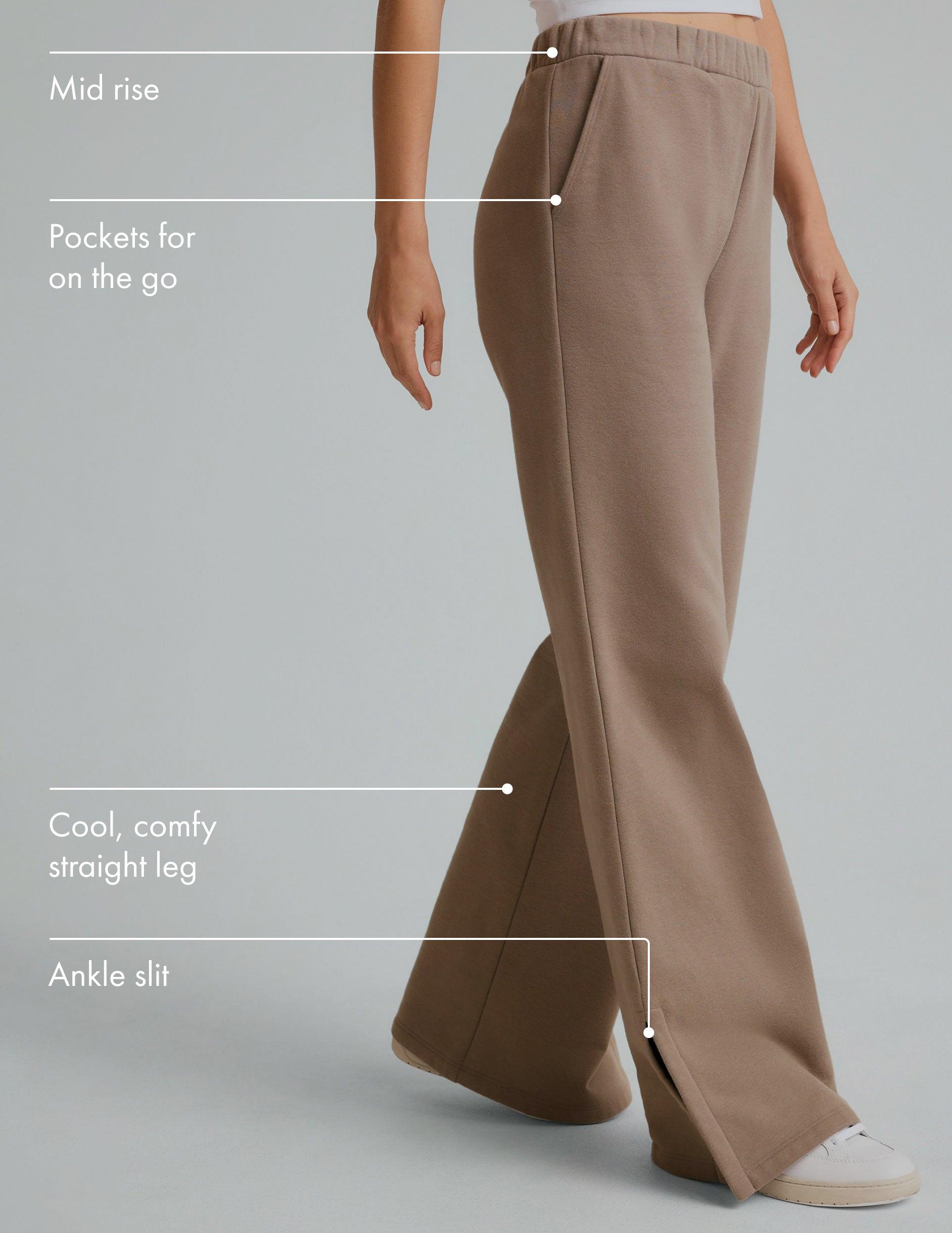 LuxeFleece Wide Leg Pant Product Image