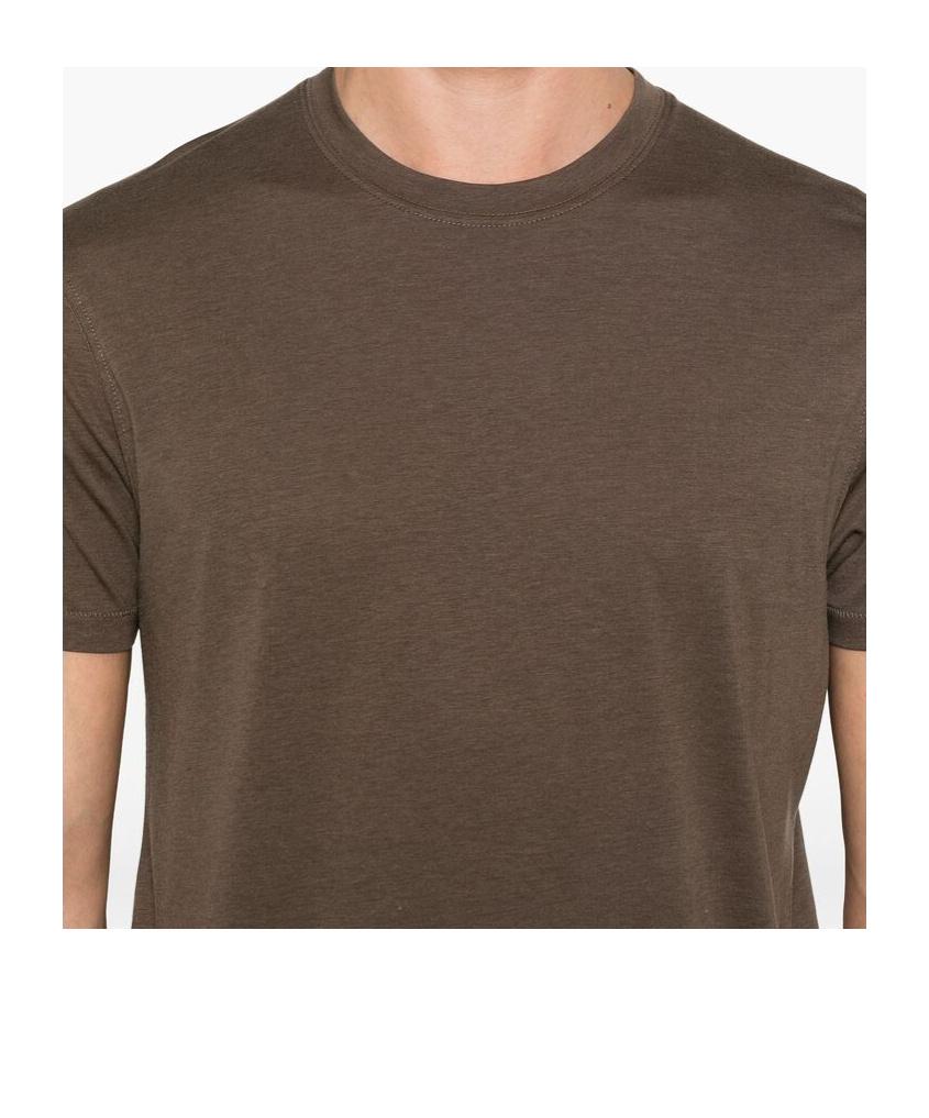 TOM FORD Slim-fit Lyocell And Cotton-blend Jersey T-shirt In Brown Product Image