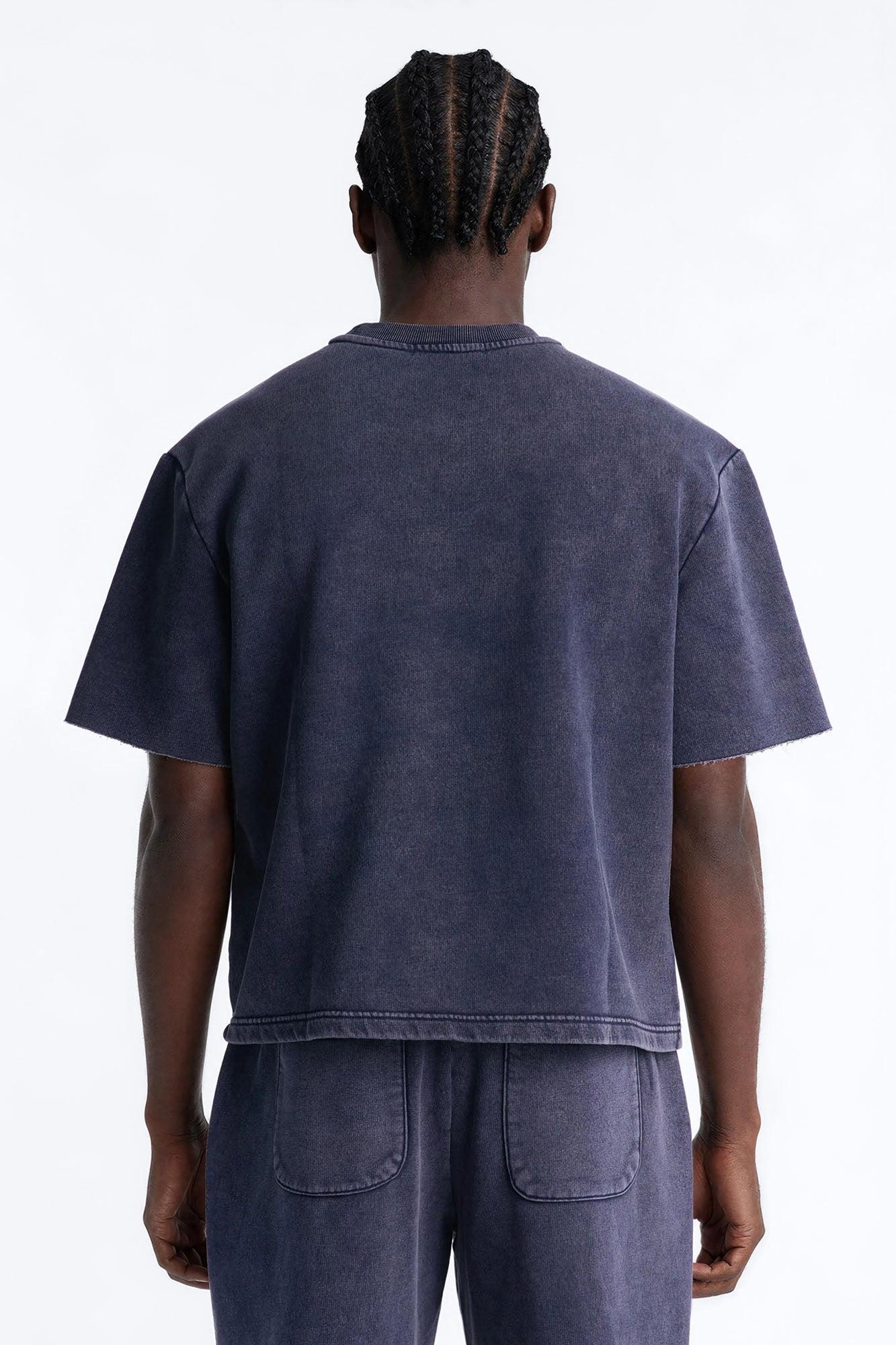 On The Go Washed Tee - Navy Male Product Image