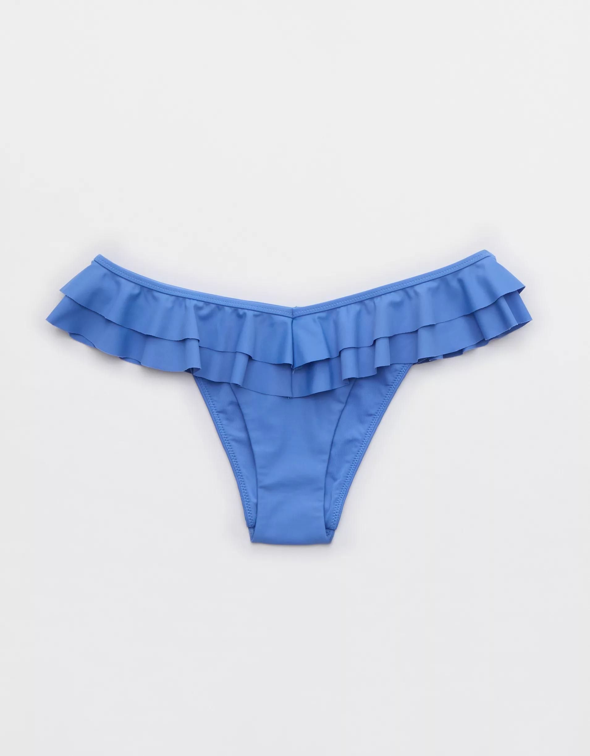 Aerie Ruffle Cheeky Bikini Bottom Product Image