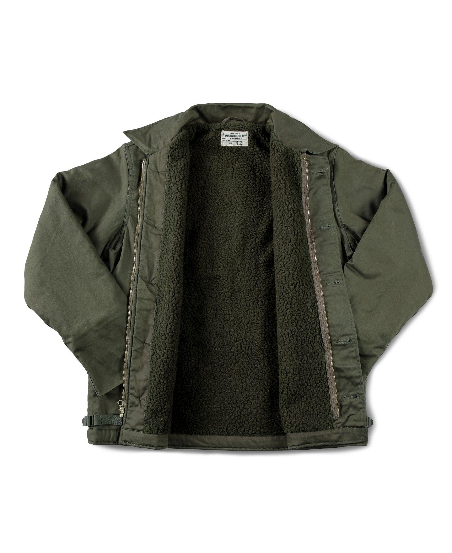 Final Version USN A-2 Deck Jacket (Polyester Lamb Wool) Product Image