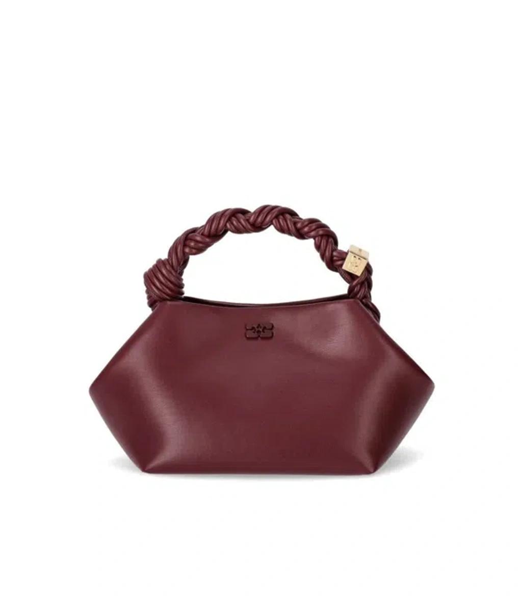 GANNI Bordeaux Mini Bou Handbag In Red Product Image