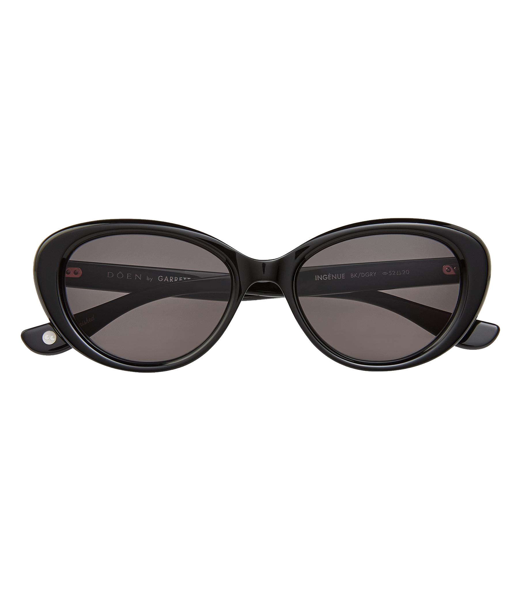 DÔEN BY GARRETT LEIGHT INGÉNUE SUNGLASSES -- BLACK Product Image