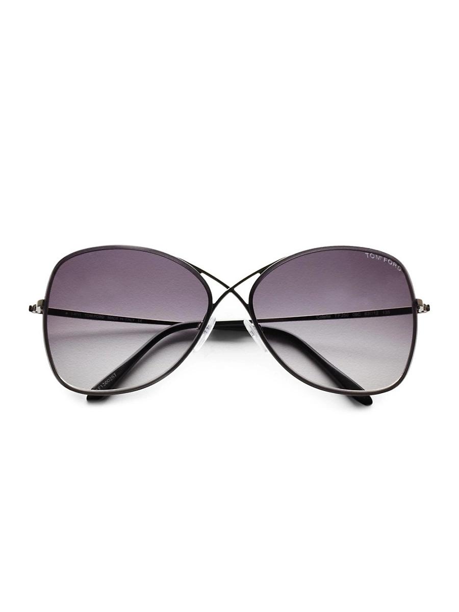 Womens Colette 63MM Rimless Aviator Sunglasses Product Image