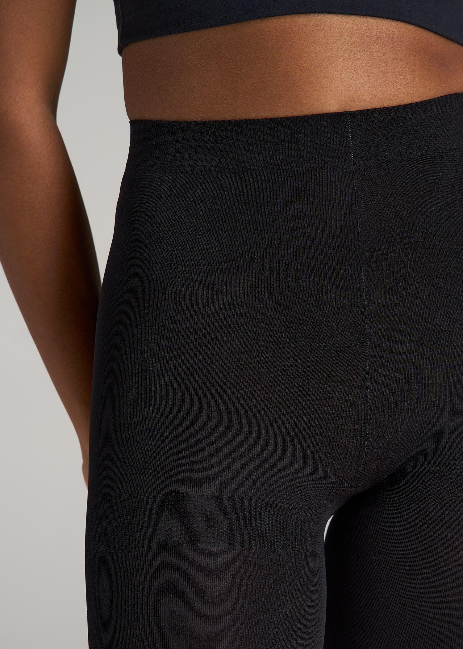 Tights for Tall Women in Black Female Product Image