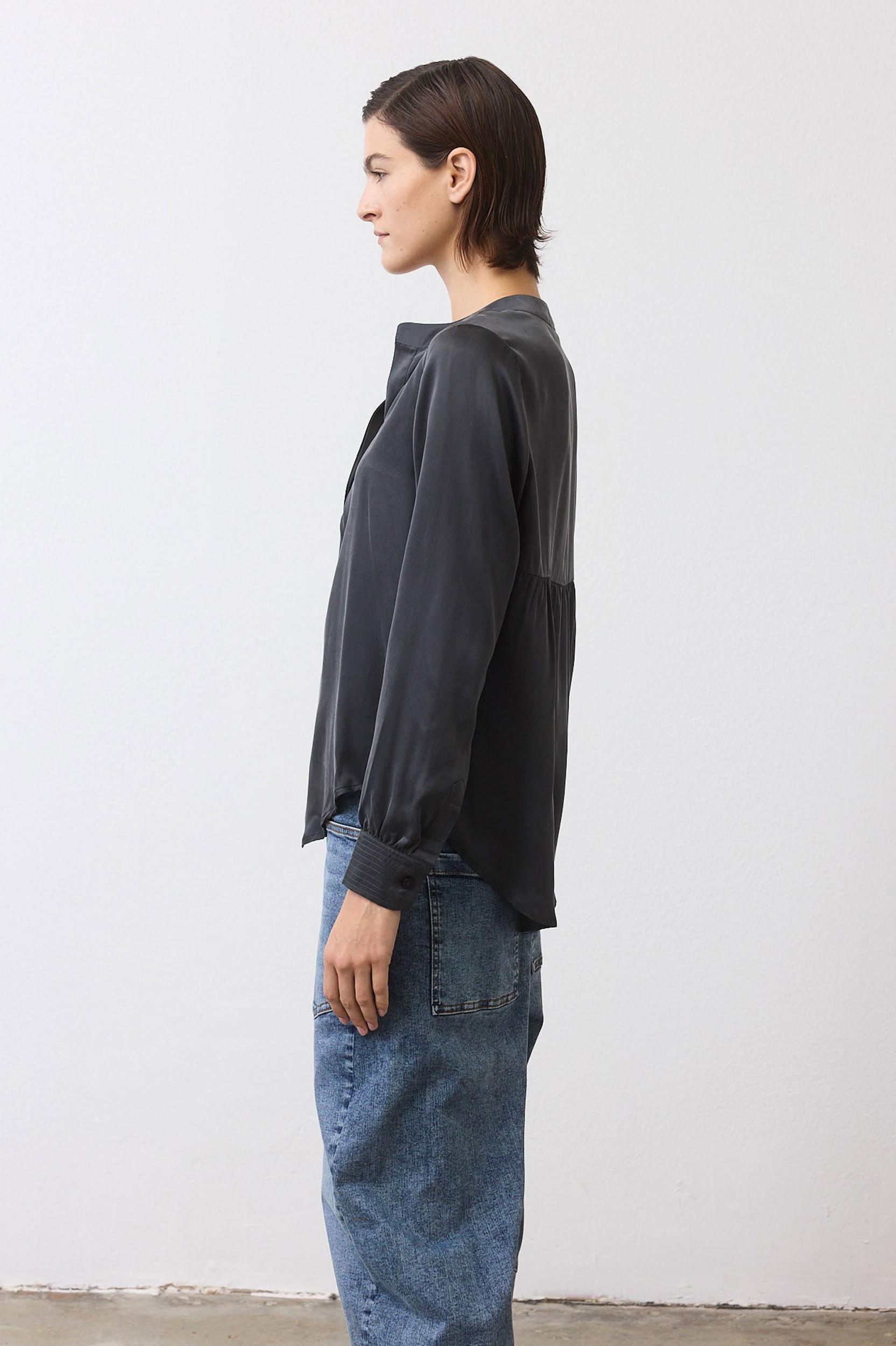 Not Too Loose Silk Blouse Product Image