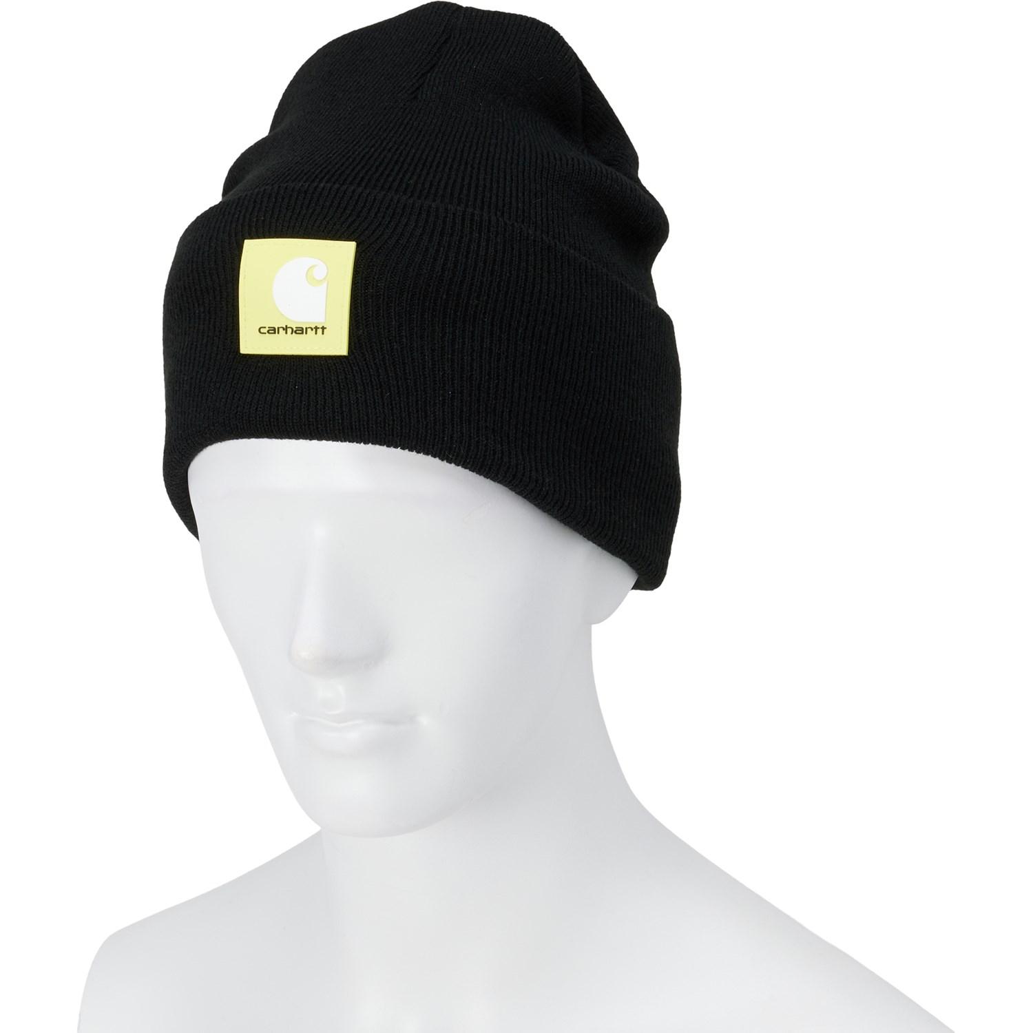 Carhartt 106920 Knit Rubber Patch Beanie Product Image