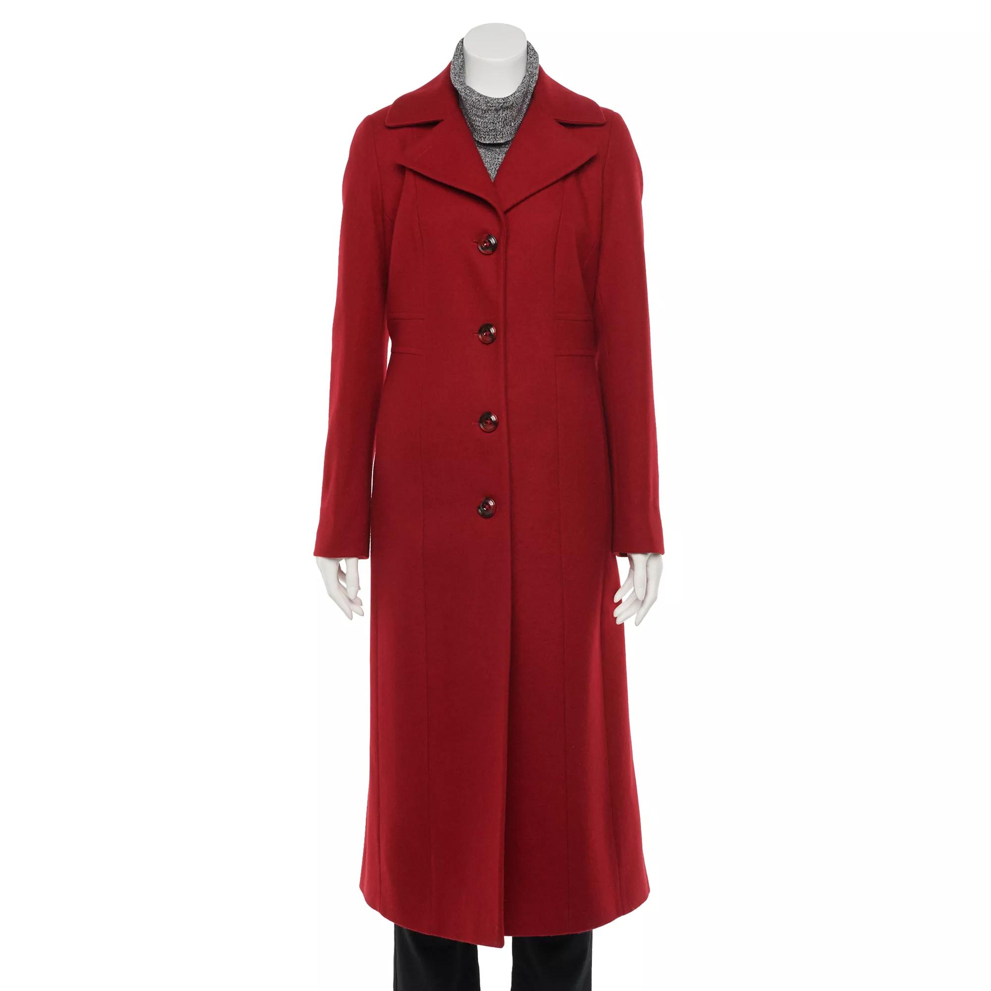 Women's TOWER by London Fog Long Wool-Blend Coat,  Product Image