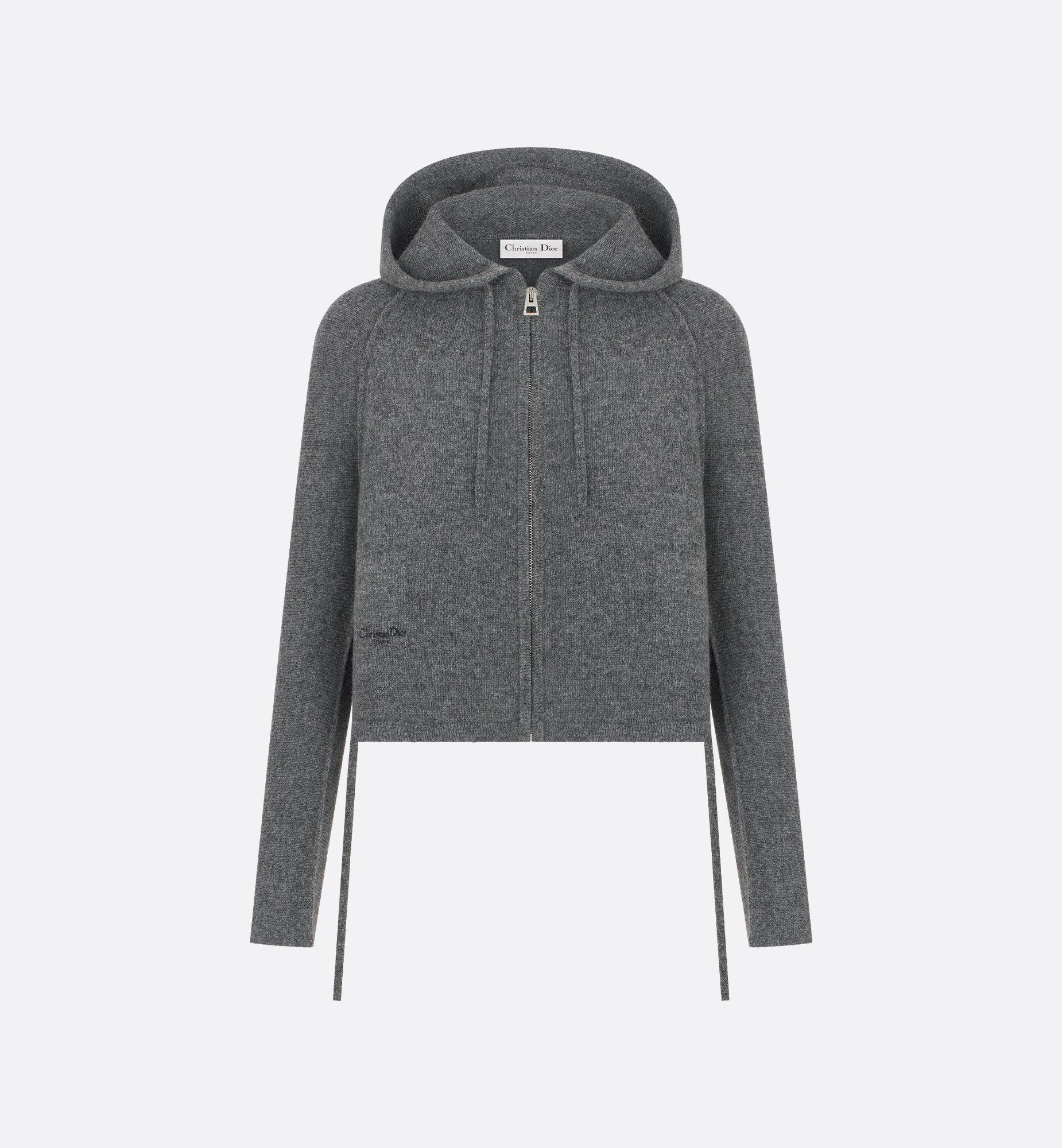 Hooded Zipped Cardigan Product Image