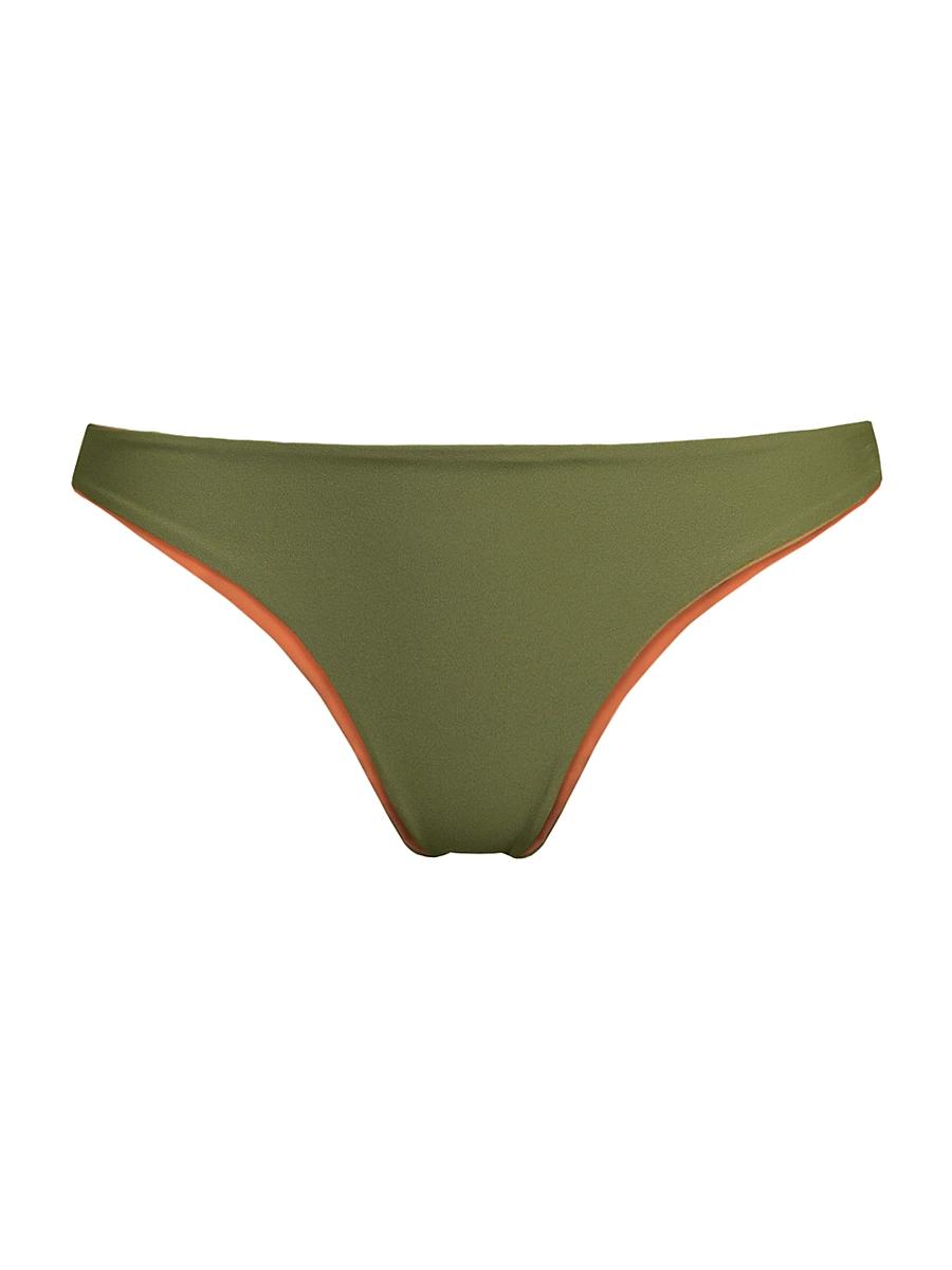 Womens Guava Low-Rise Reversible Bikini Bottom Product Image