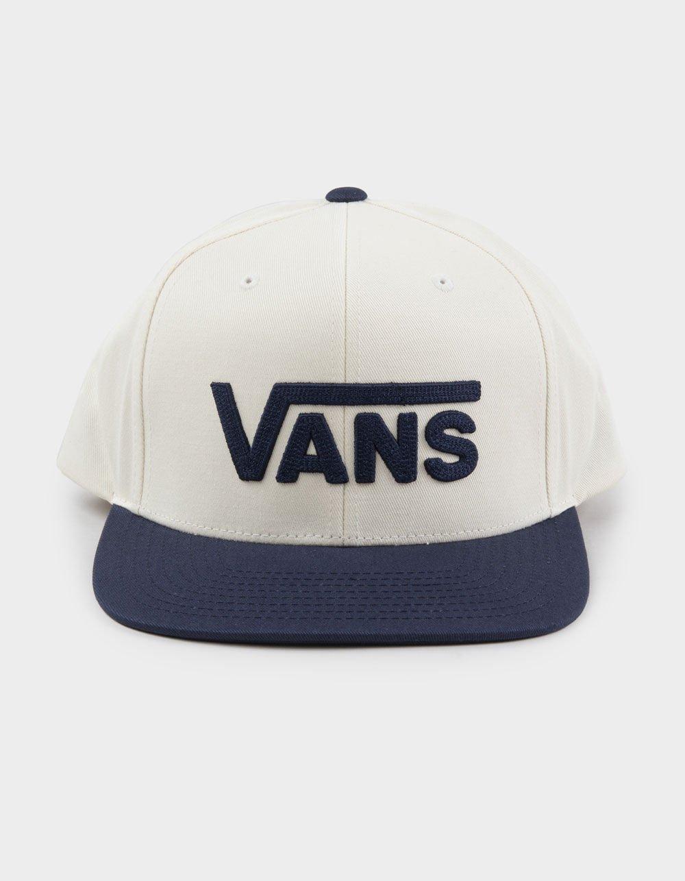 VANS Drop V II Snapback Hat - WHT/BLUE Product Image