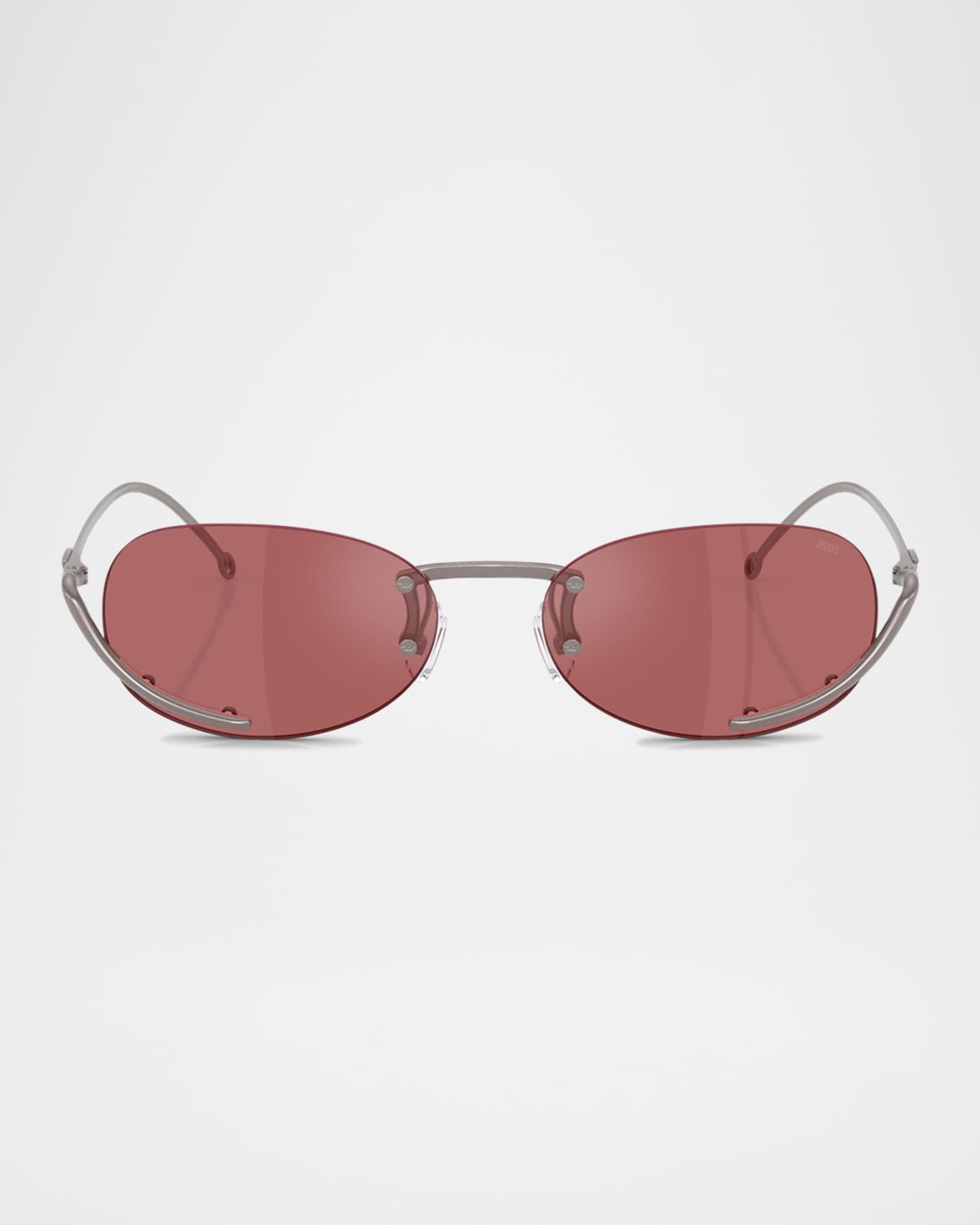 Men's DL1004 Oval Sunglasses Product Image