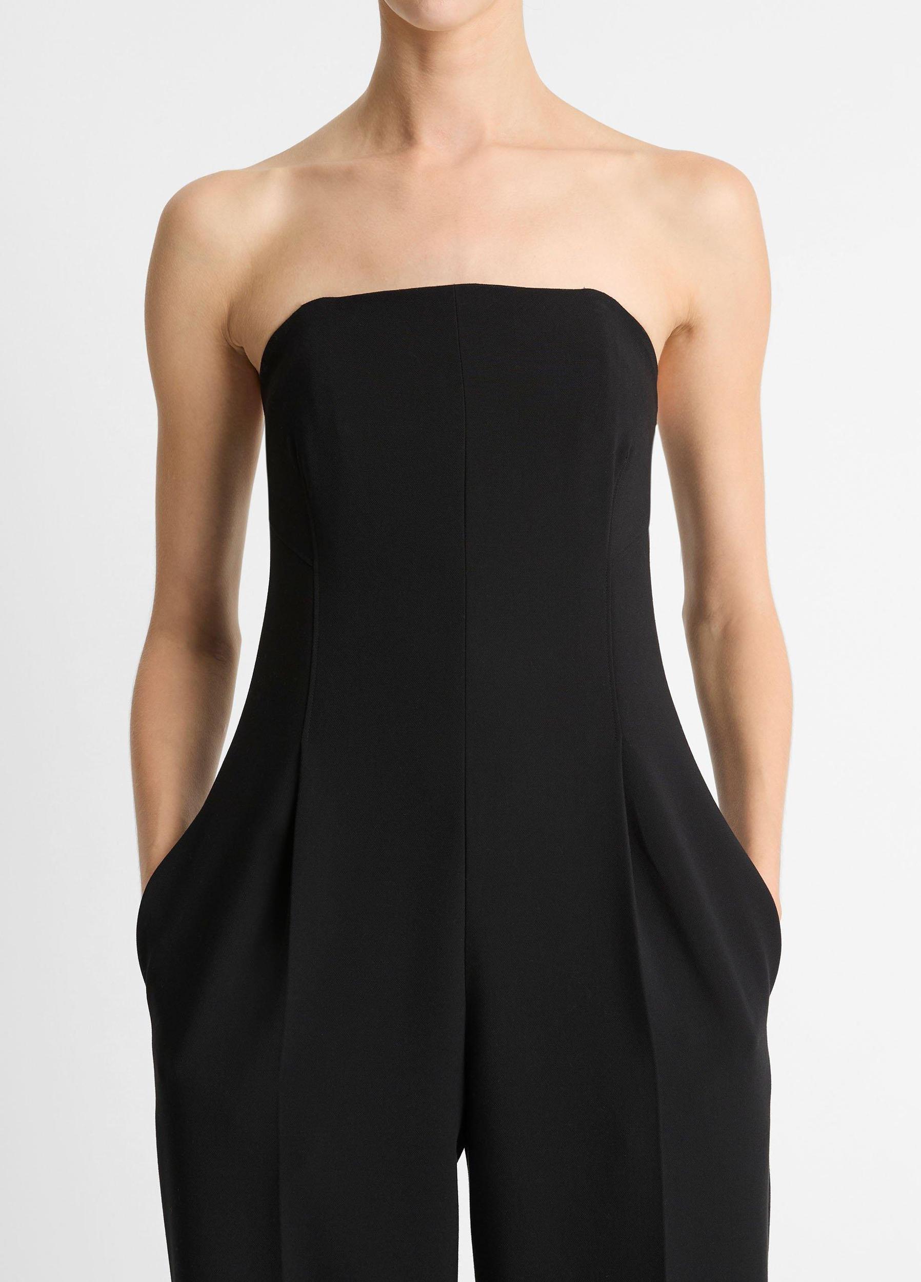 Crepe Strapless Jumpsuit Product Image