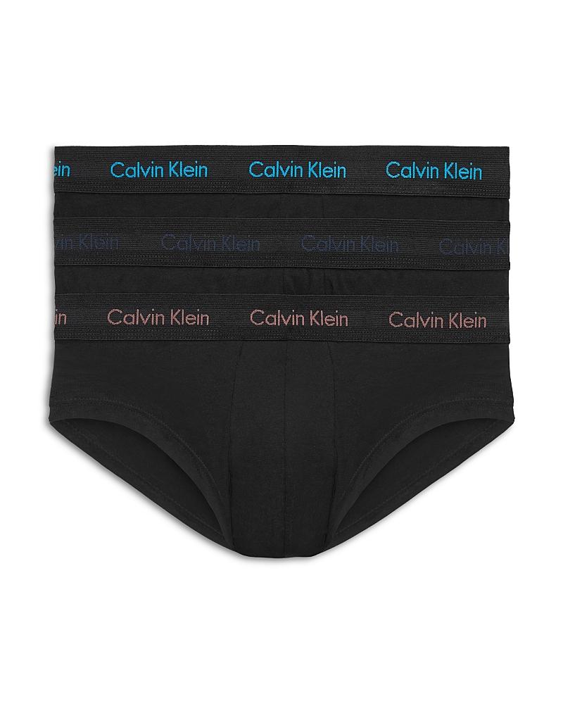 Calvin Klein Cotton Stretch Moisture Wicking Hip Briefs, Pack of 3 Product Image