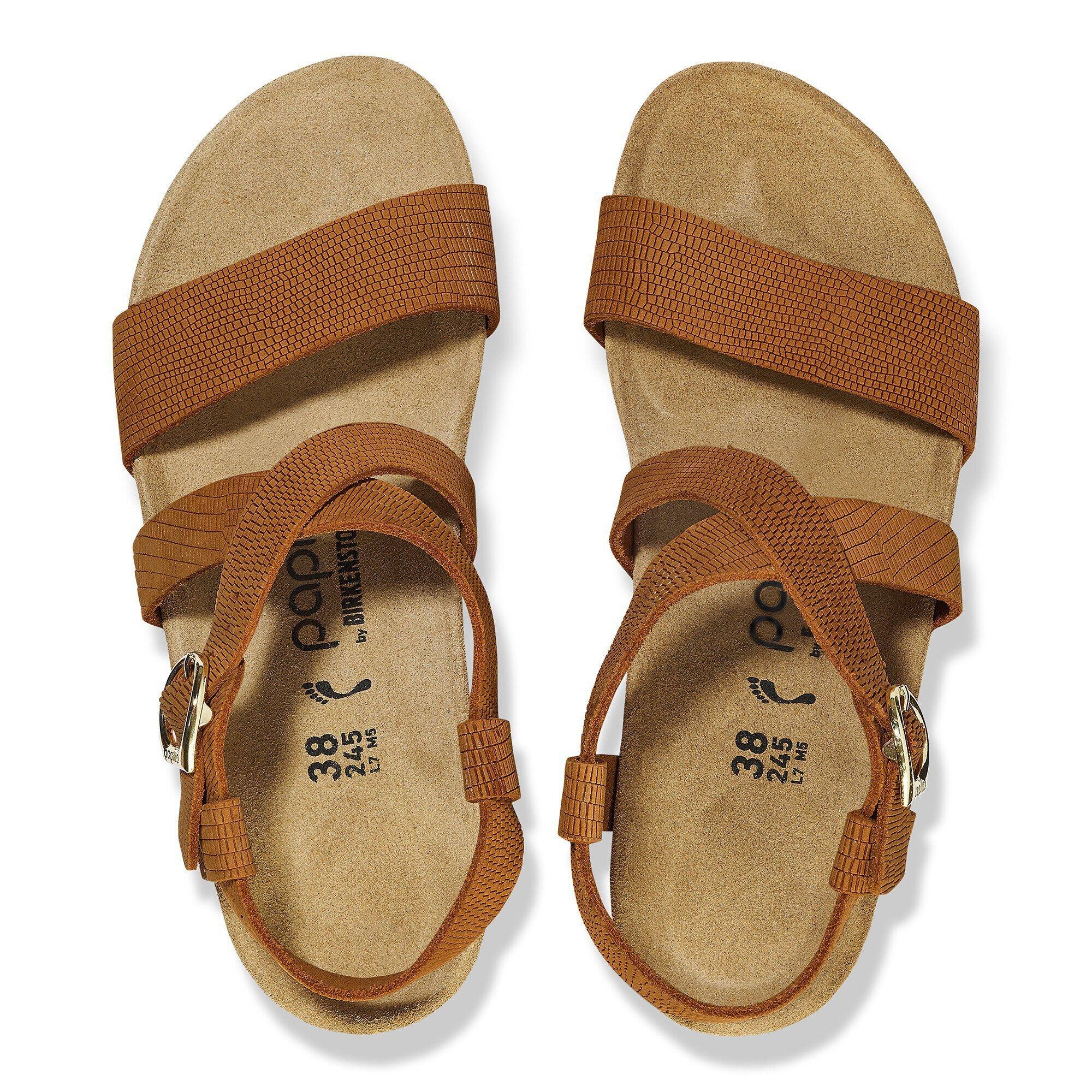 Sibyl Ring-Buckle Nubuck Leather Embossed Product Image