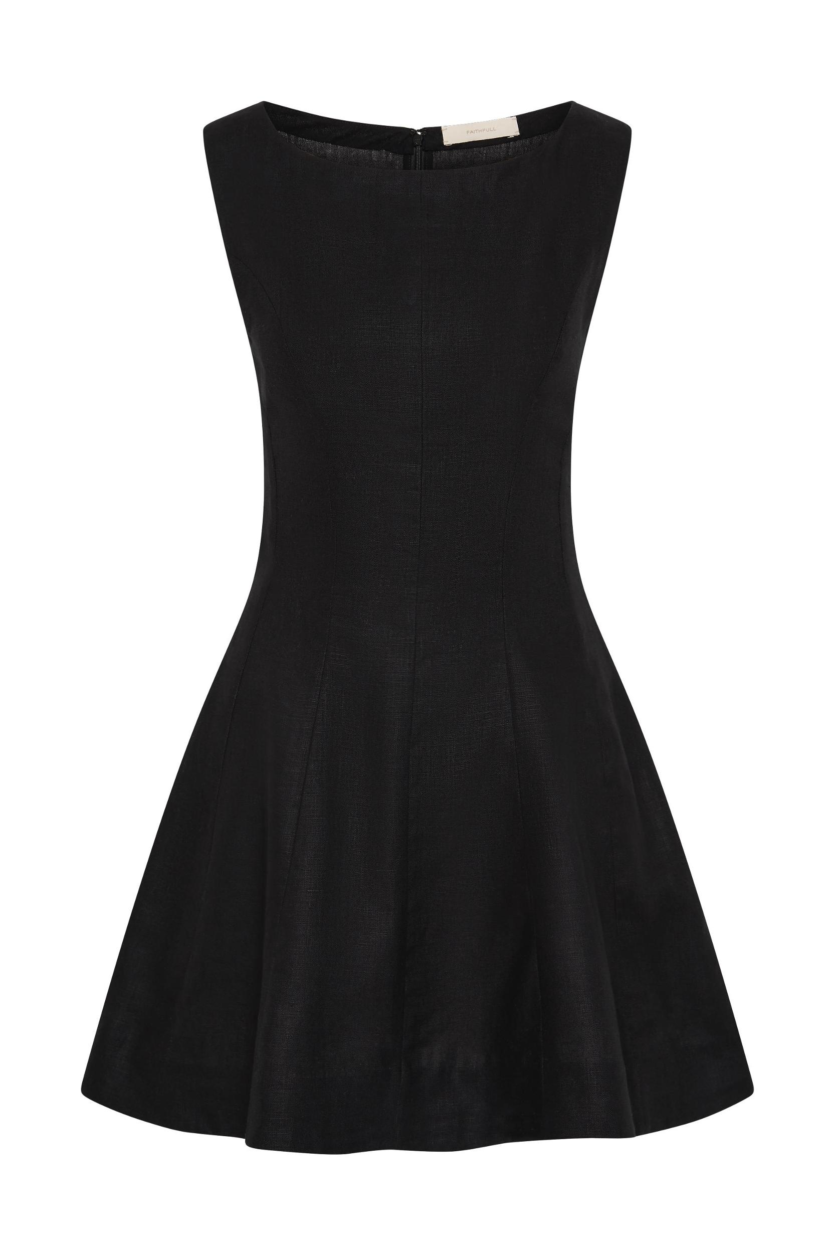 Cerise Mini Dress Black - Final Sale Product Image