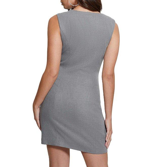 Guess Doris Sleeveless Rhinestone Buttoned Dress Product Image