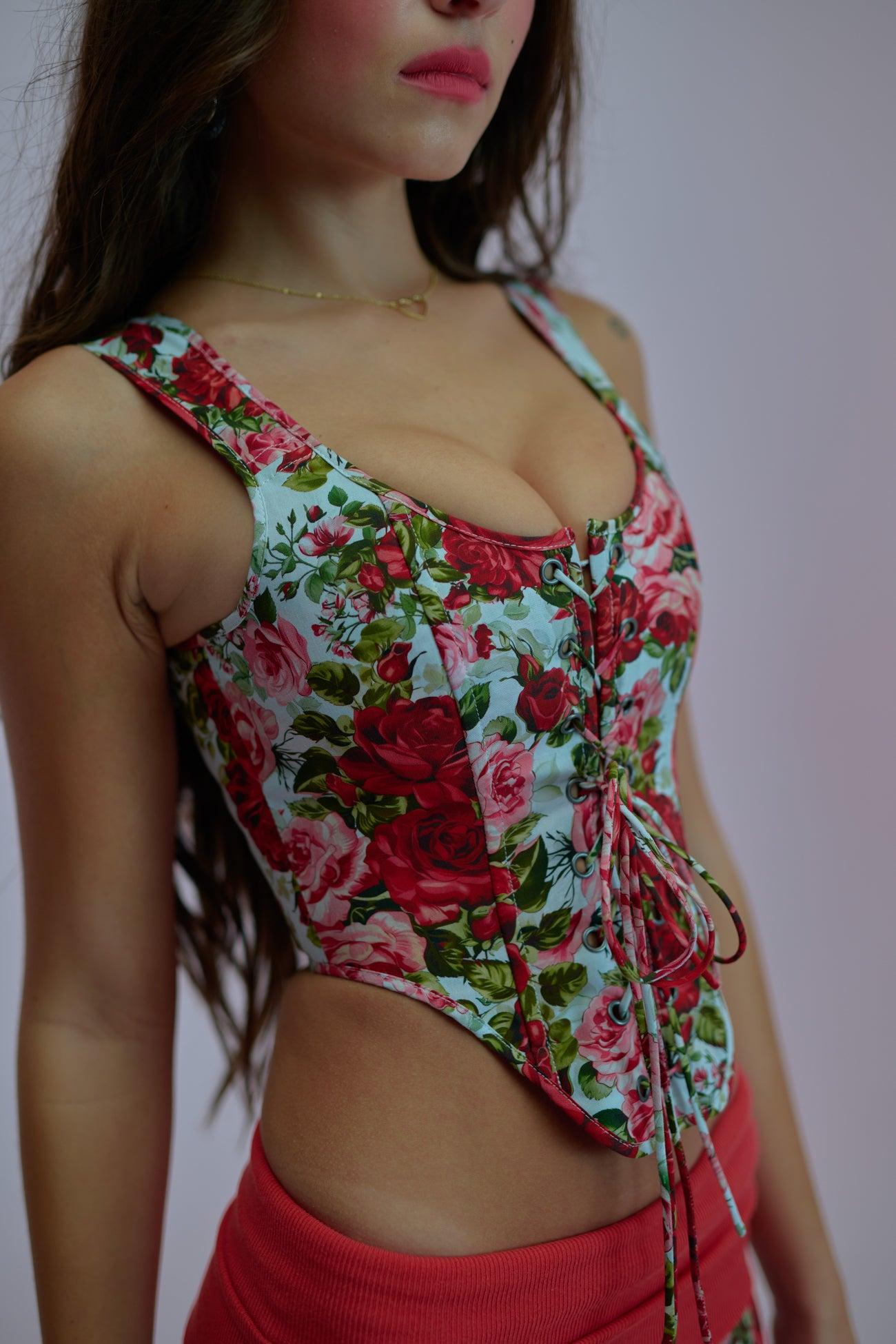 Roses Are Red Duchess Corset Product Image