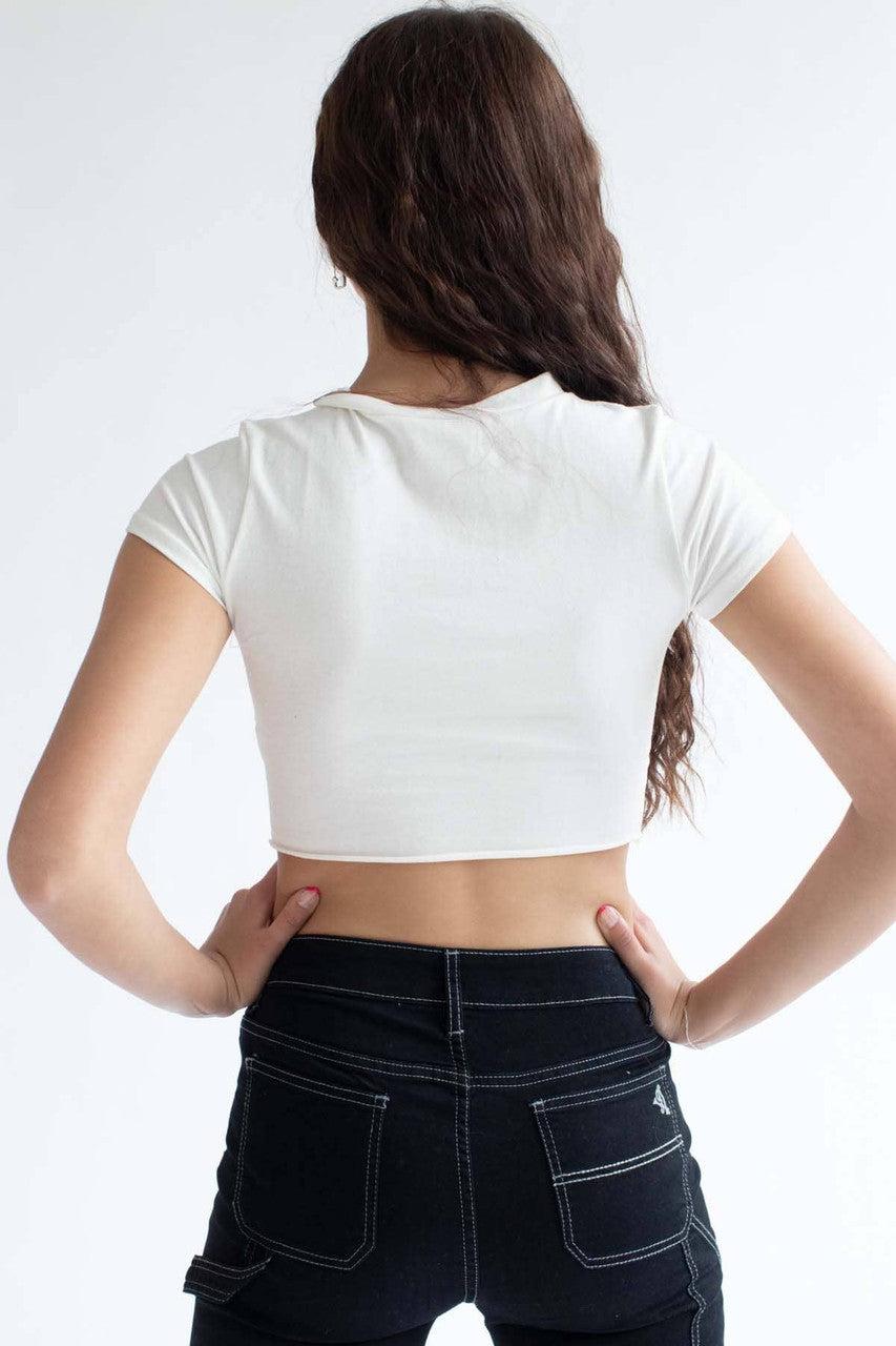 American Custom Motorcycles Cropped Tee Product Image