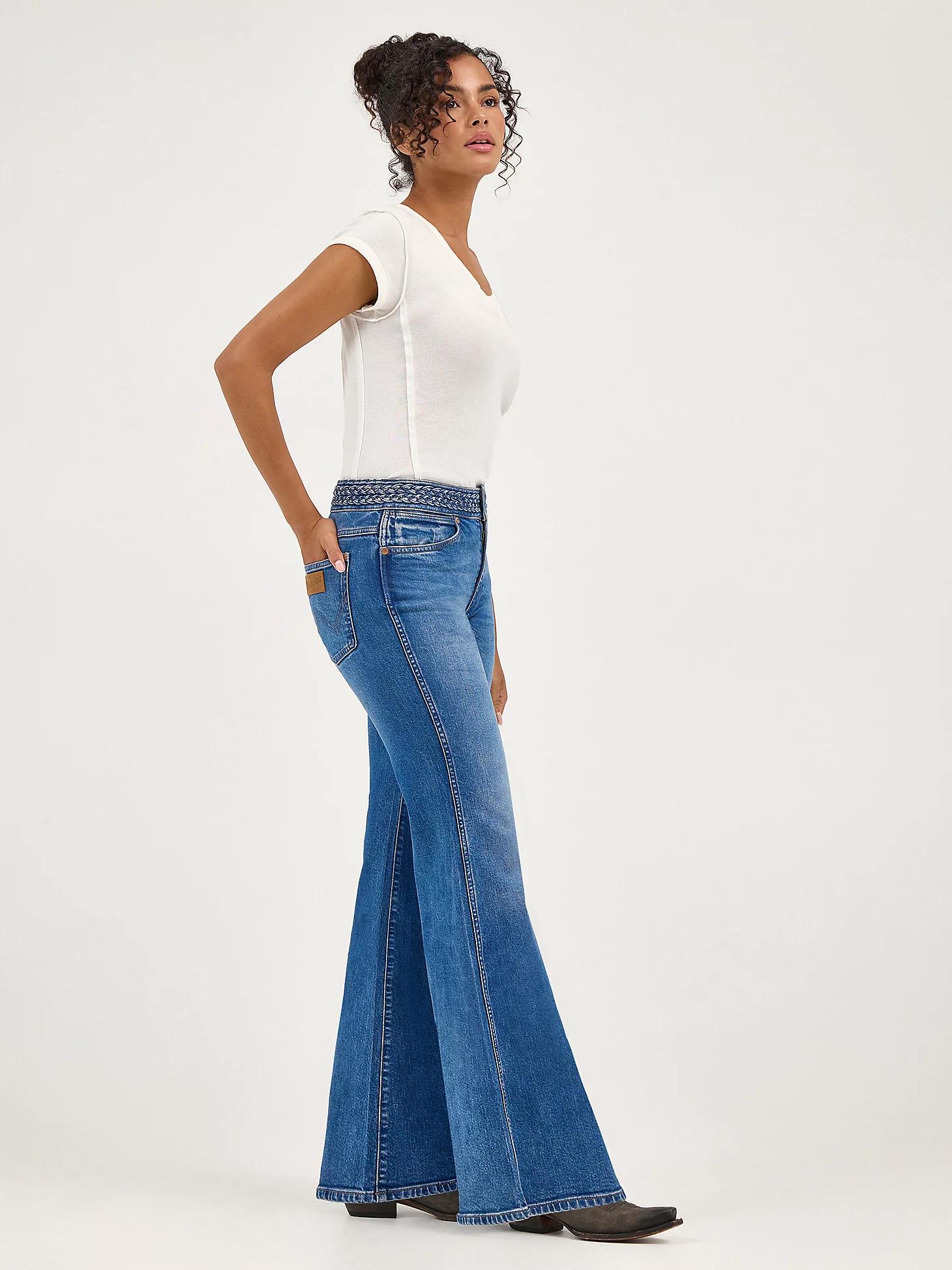 Women's Braided Flare Jean | Women's JEANS | Wrangler® Product Image