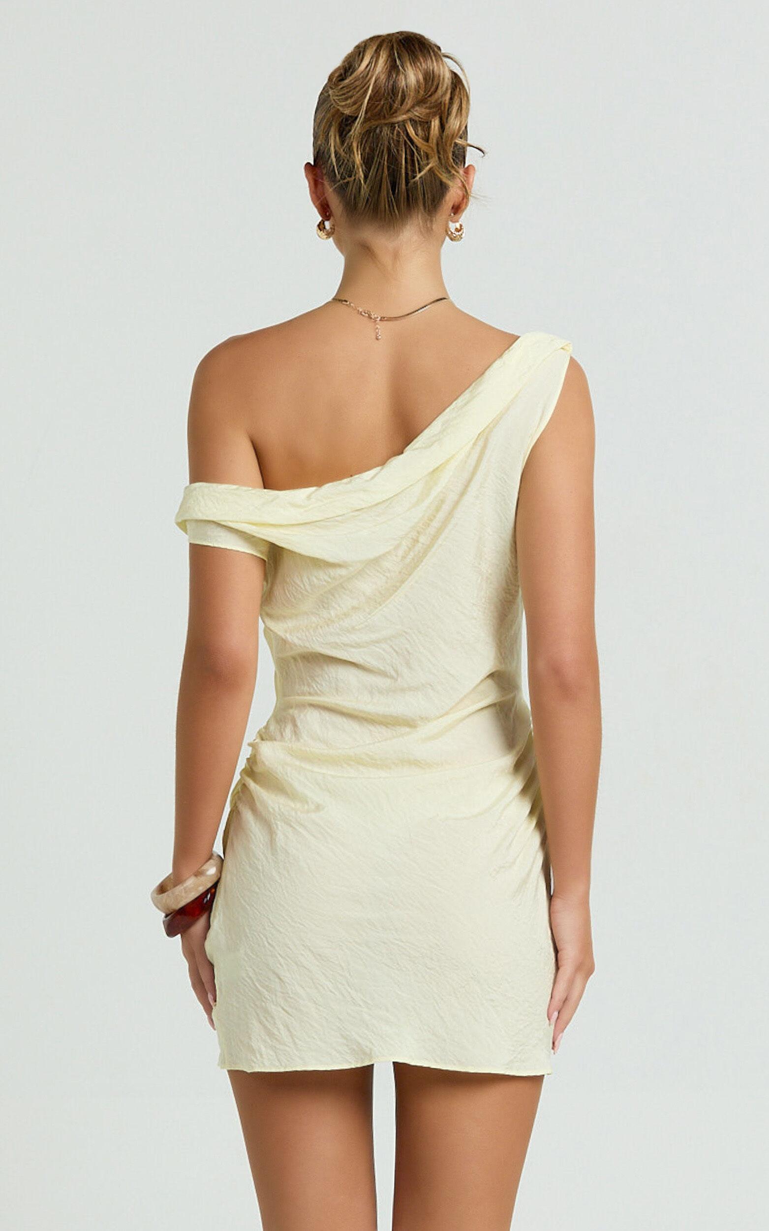 Lioness - Sweetheart Mini Dress in Butter Product Image