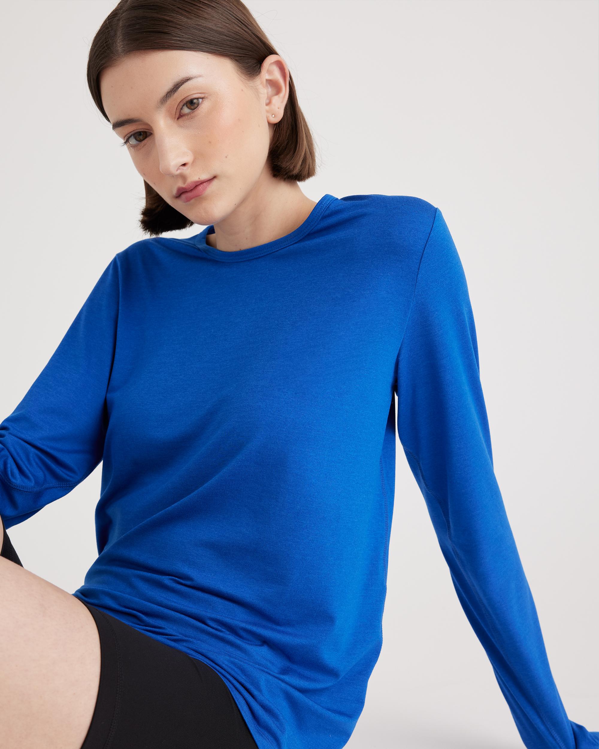 Quince | Women's Flowknit Breeze Long Sleeve Top 100% Polyester Product Image