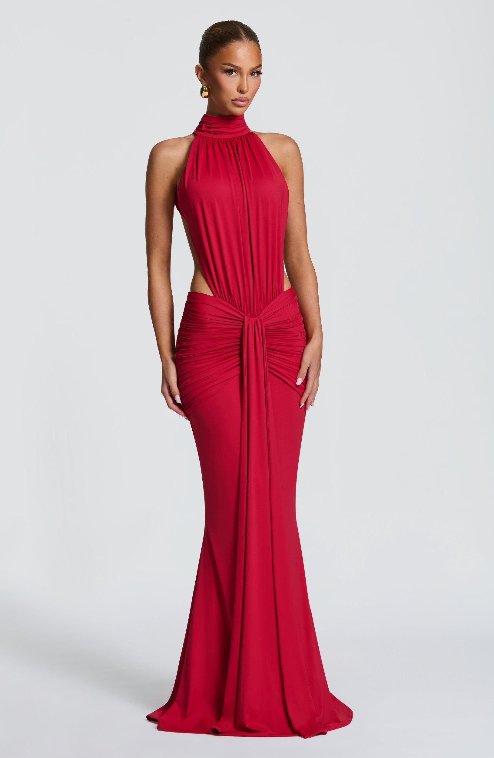 Thekla Maxi Dress - Red Product Image