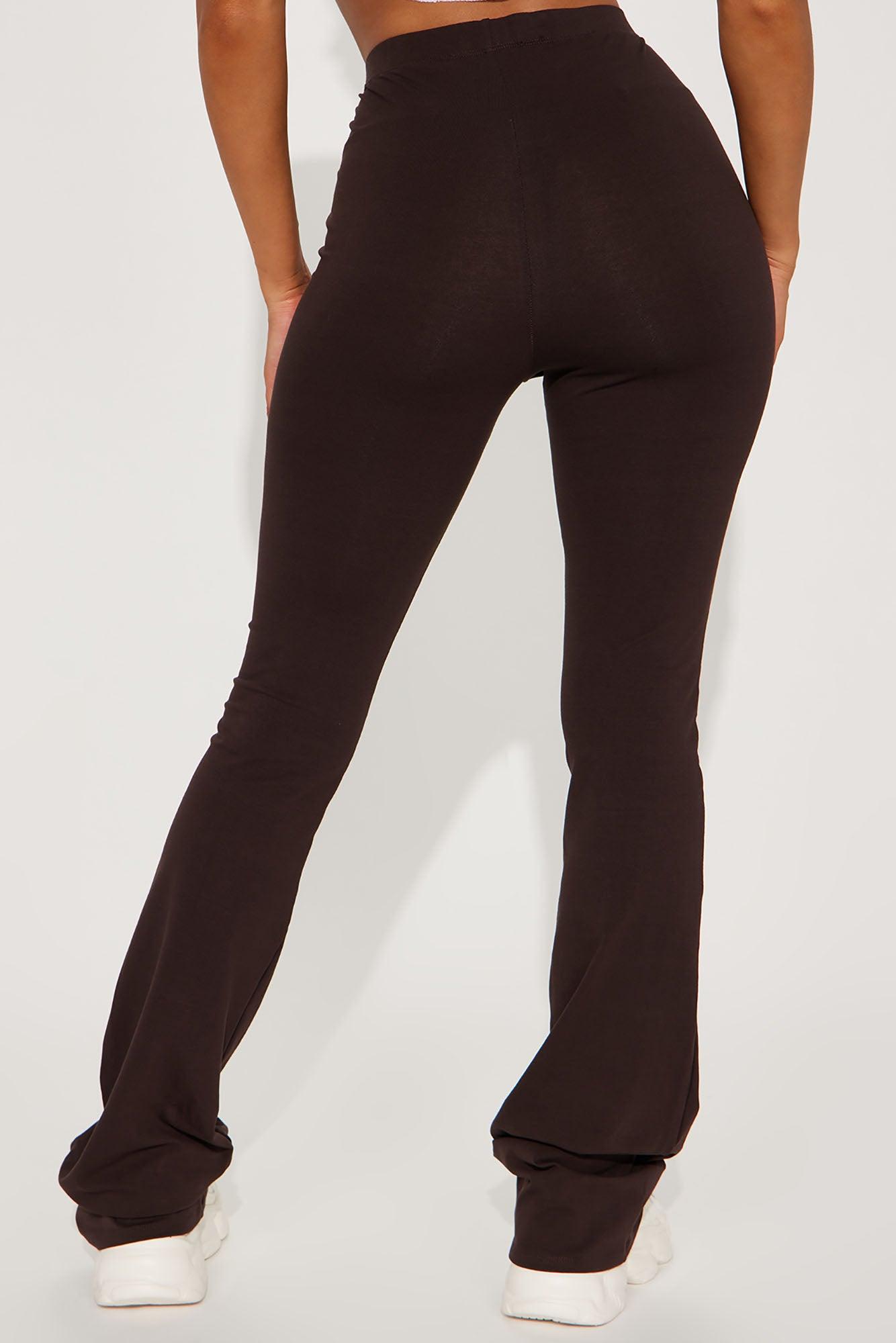 Adriana Flare Pant - Dark Brown Product Image