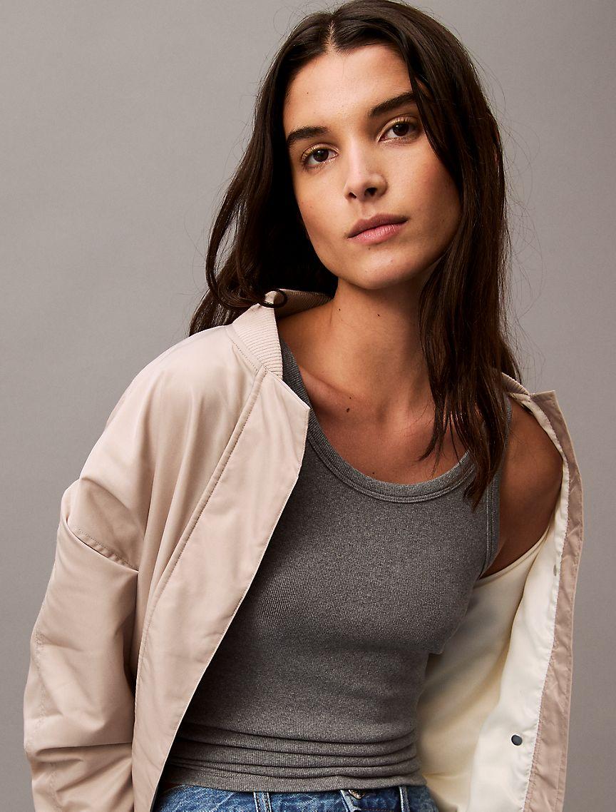 Cotton Contour Rib Tank Product Image