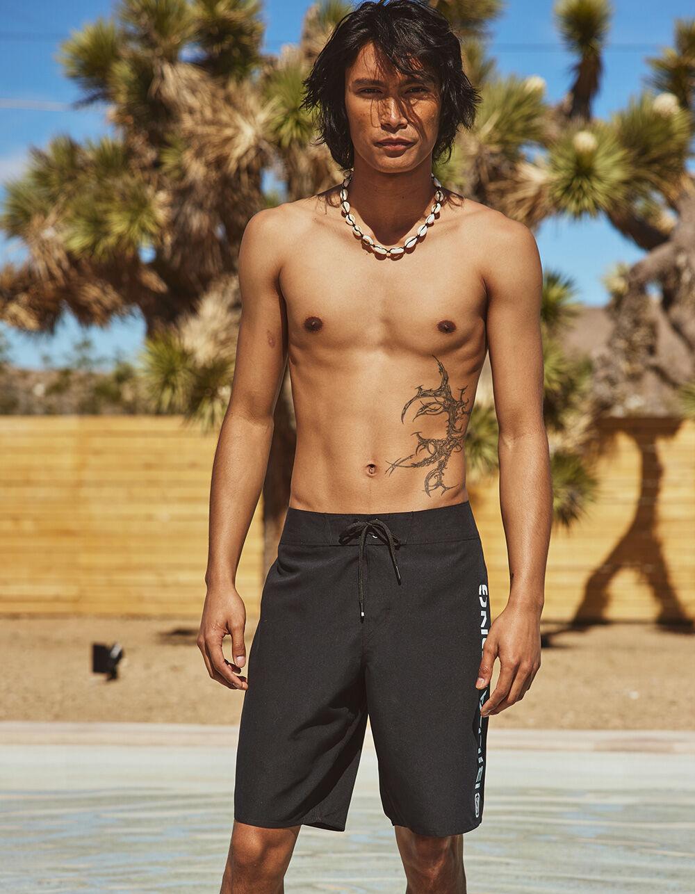 BILLABONG Throwback Mens 21" Boardshorts - WASHED BLACK Product Image