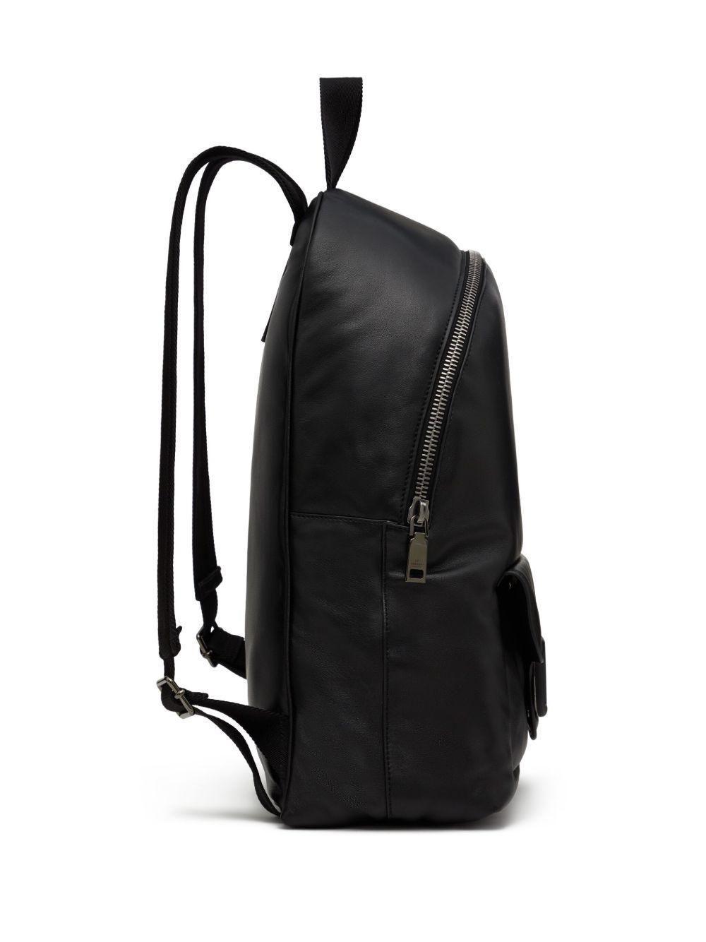 VLogo Signature leather backpack Product Image