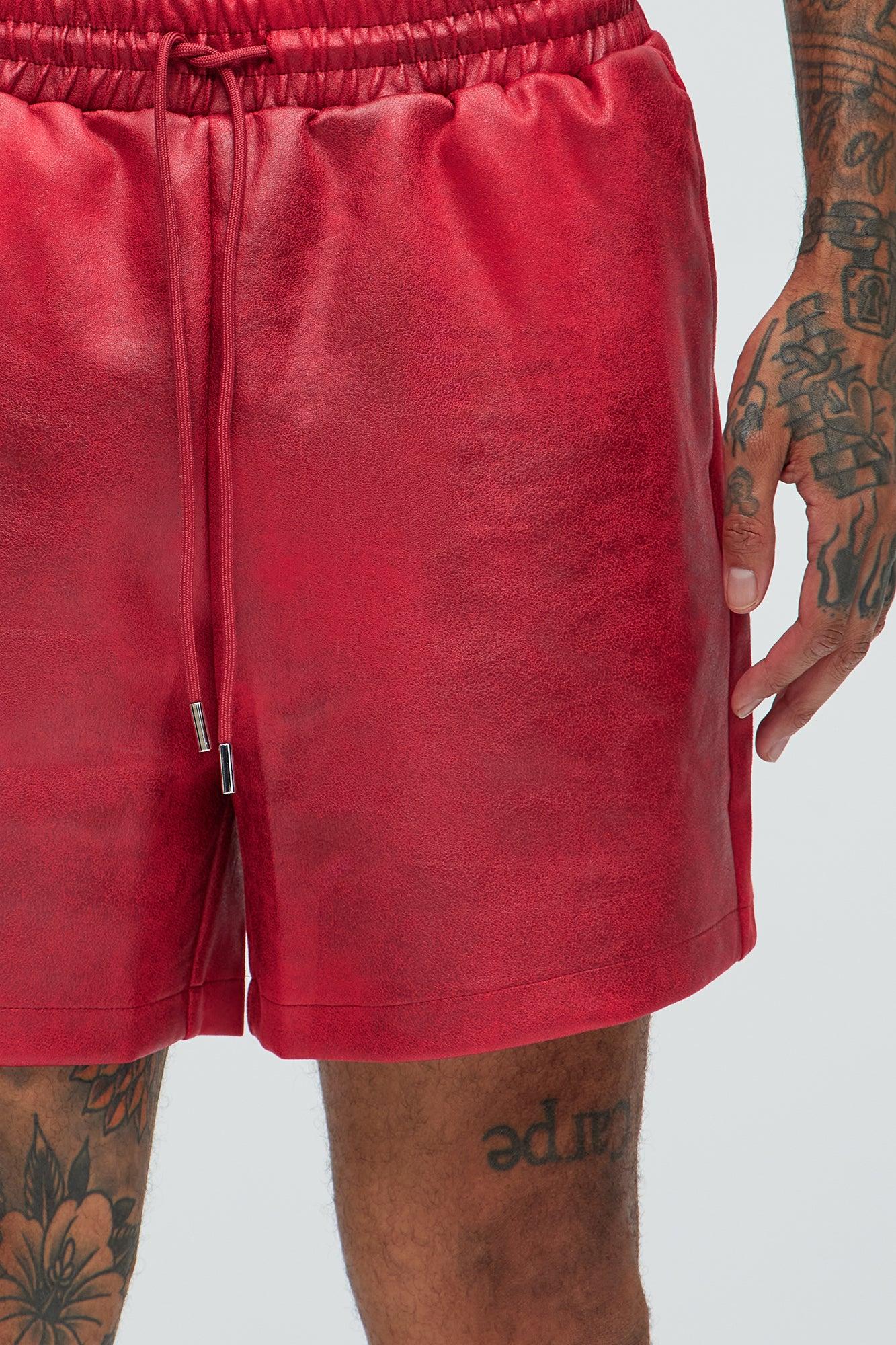 Scorched Relaxed Shorts - Red Product Image