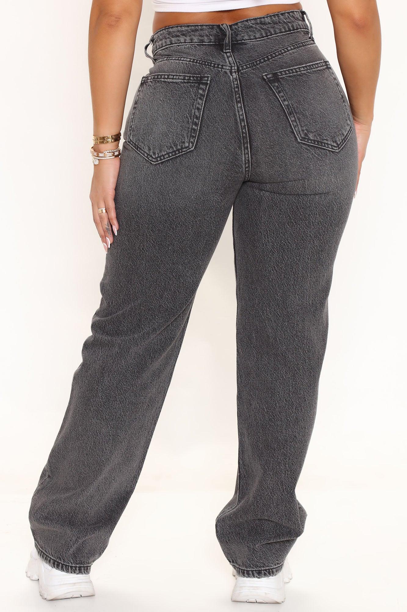 The Crossover Straight Leg Jeans - Black Product Image