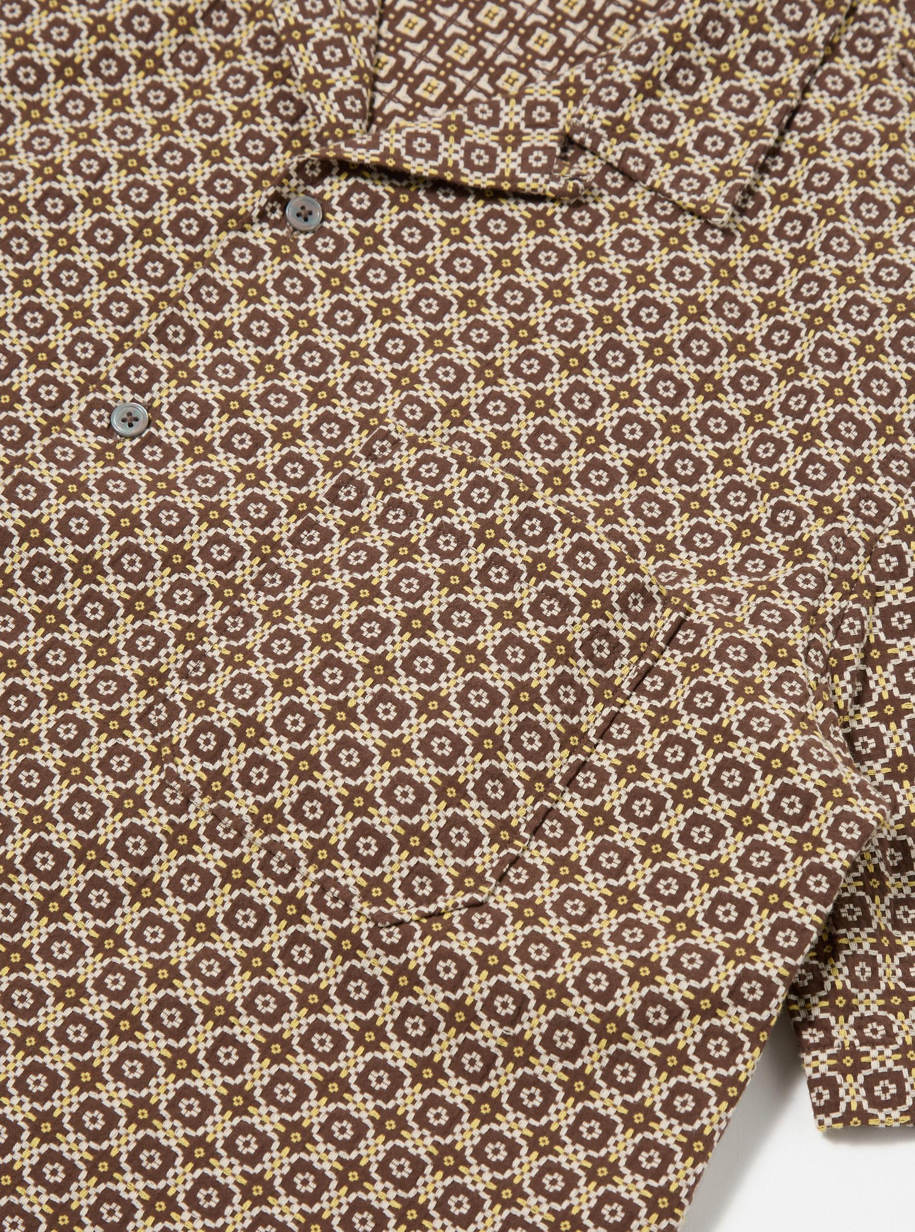 Brown Tile 1 Cotton Road Shirt Product Image