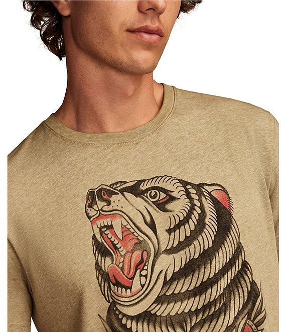 Lucky Brand Tattoo Bear Short Sleeve Graphic T-Shirt Product Image